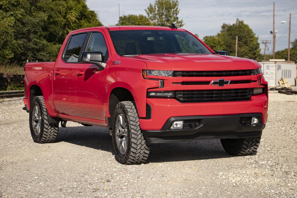 3.5 Inch Lift Kit | Vertex/V2 | Chevy Silverado 1500 2WD/4WD (2019-2024) 29557RED