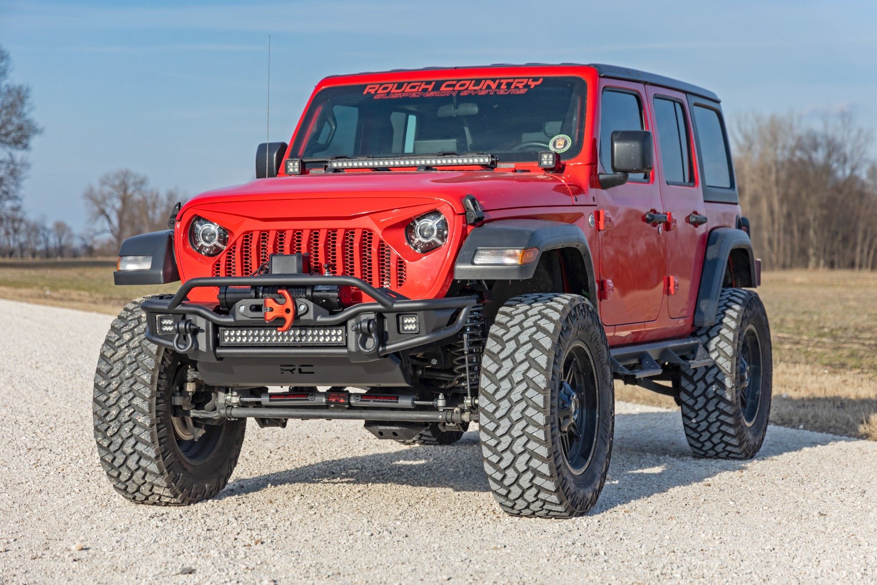 3.5 Inch lift Kit | C/A Drop | FR D/S | Jeep Wrangler Unlimited 4WD (2024) 91930