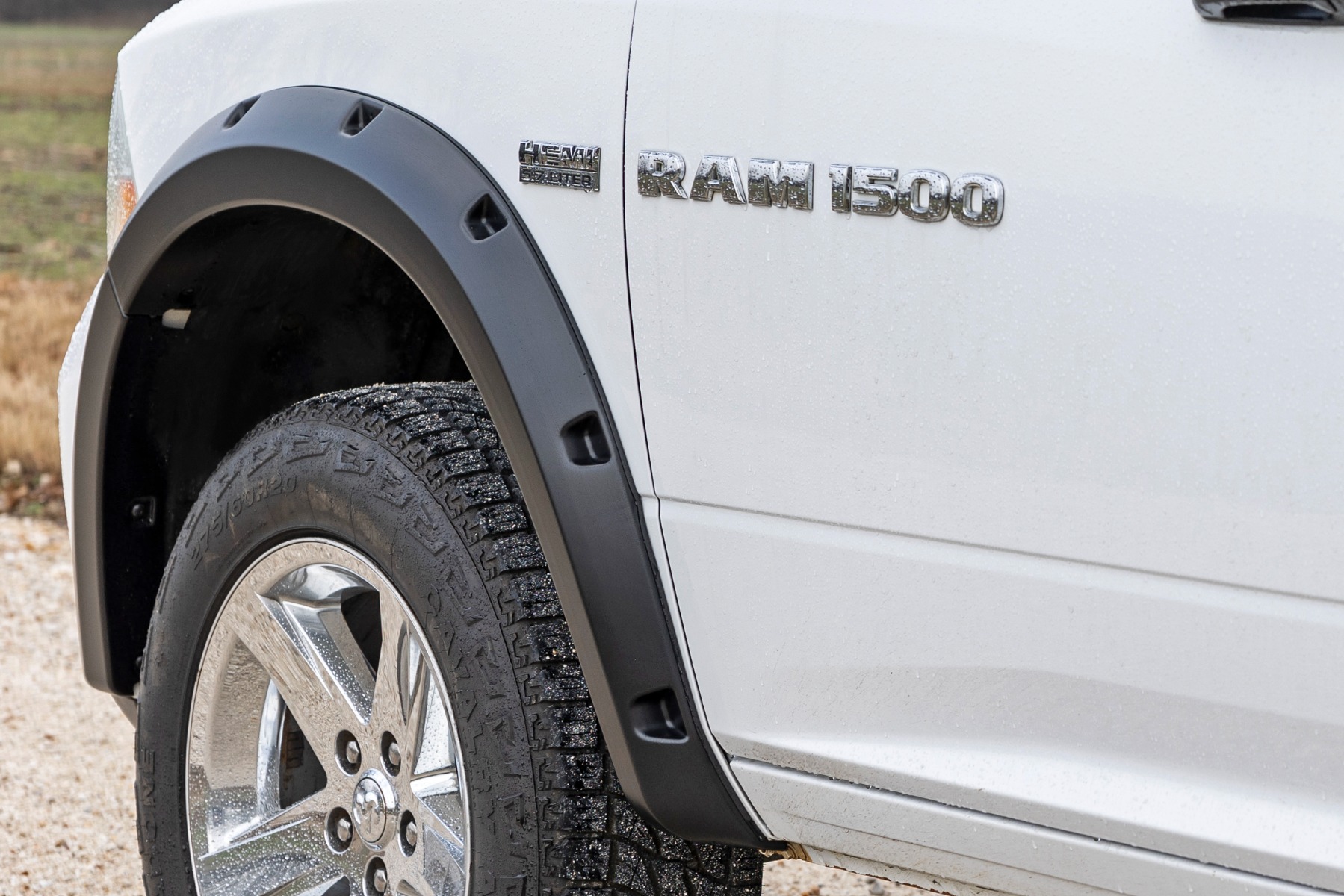 Pocket Fender Flares | PXQ Black Metallic | Ram 1500 2WD/4WD 09-18 F-D10911B-PXQ