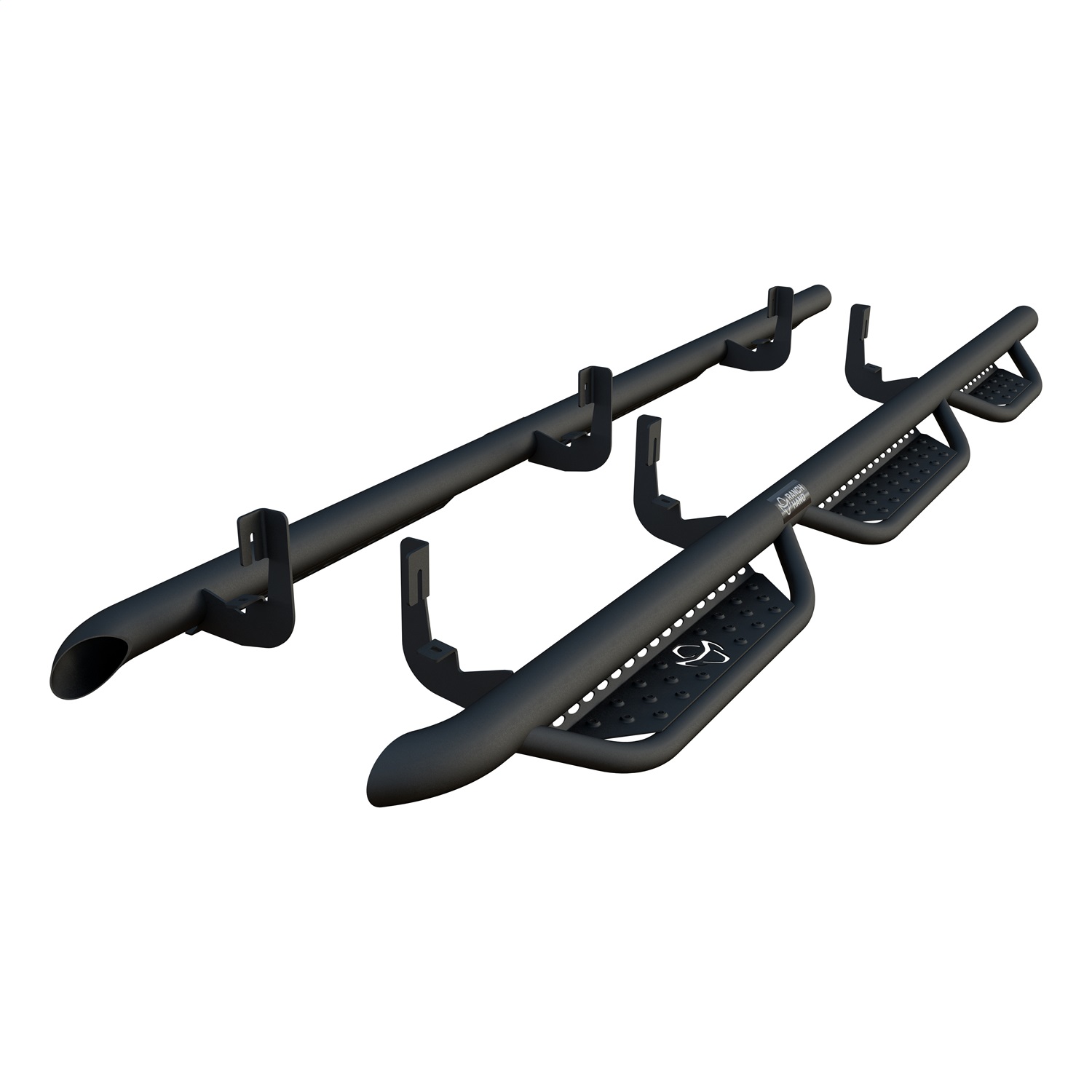 Ranch Hand Midnight Carbide Black Steel Running Steps MRSC191C6B6S