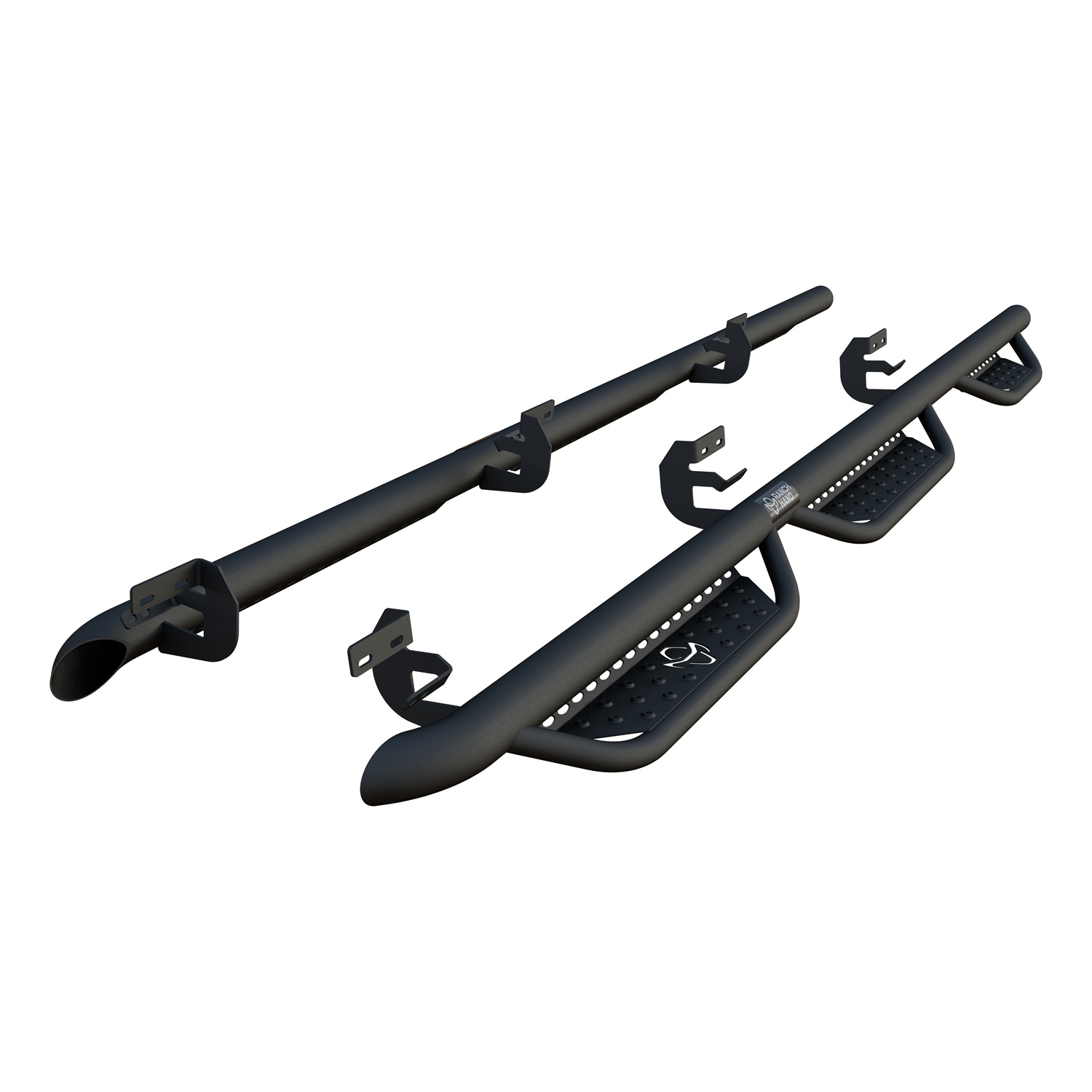 Ranch Hand Midnight Carbide Black Steel Running Steps MRSD101M6B6S
