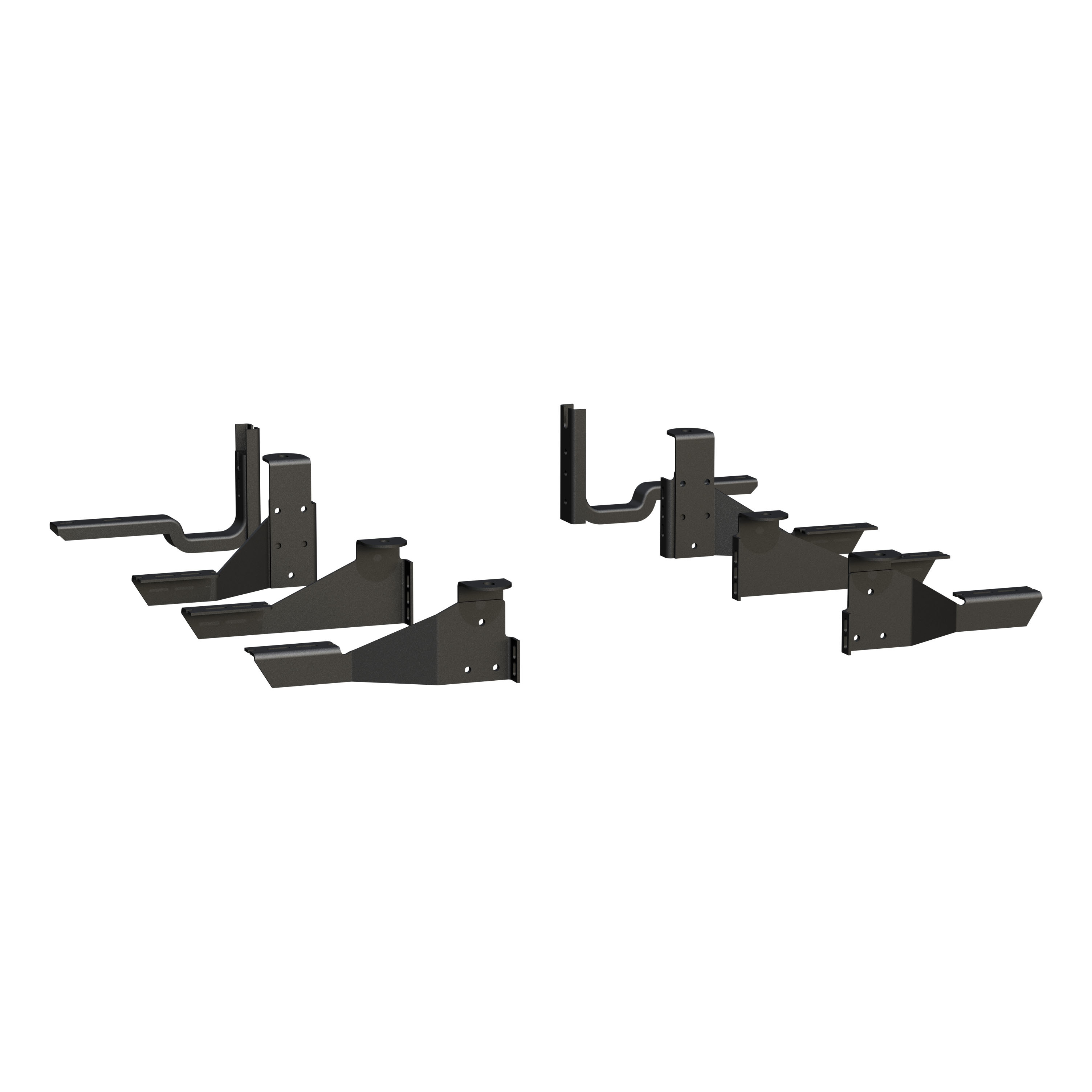 O-Mega II 6" Oval Step, Silver, Wheel to Wheel, Body Mount 583088-571547