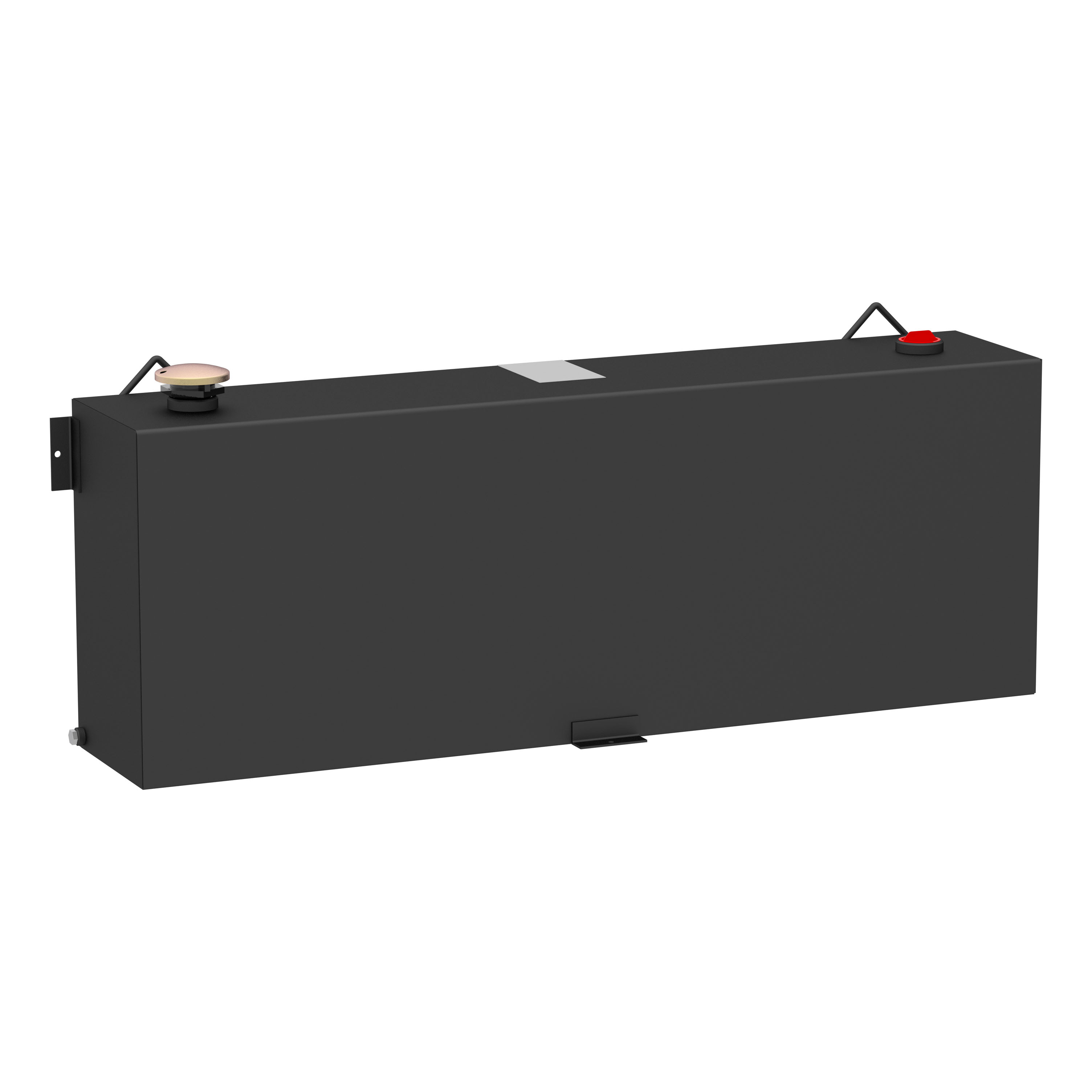 Matte Black 45-Gallon Rectangle Steel Transfer Tank - ST-45-R-MB