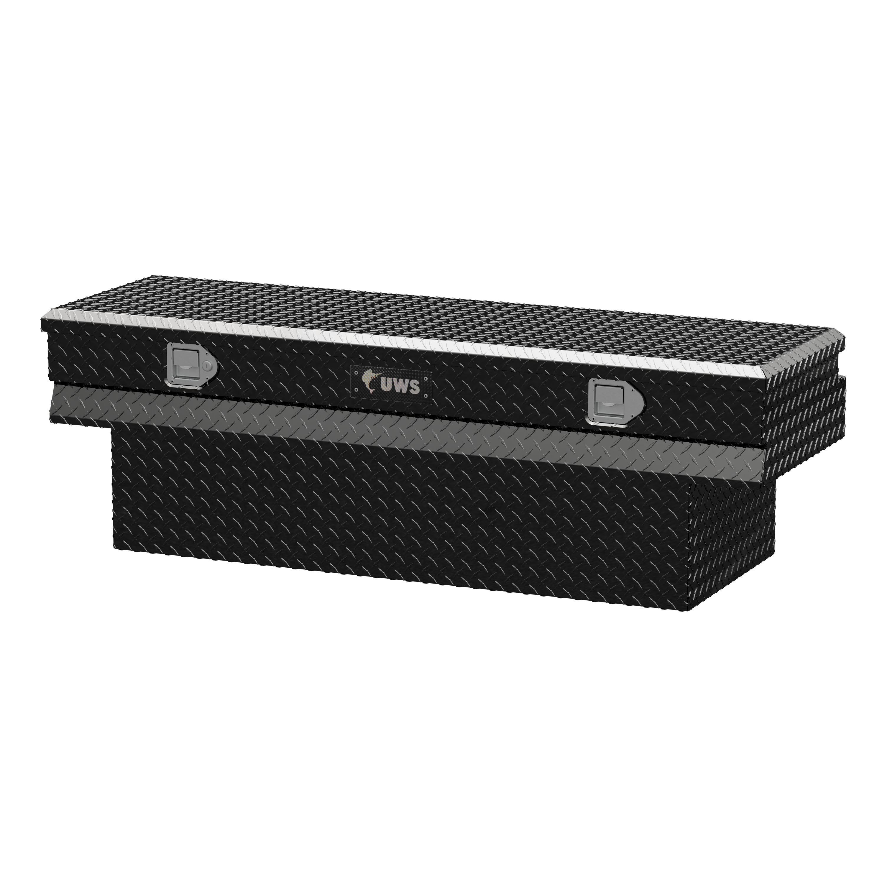 Gloss Black Aluminum 60" Notched Utility Chest Box (Heavy Packaging) - EC20342