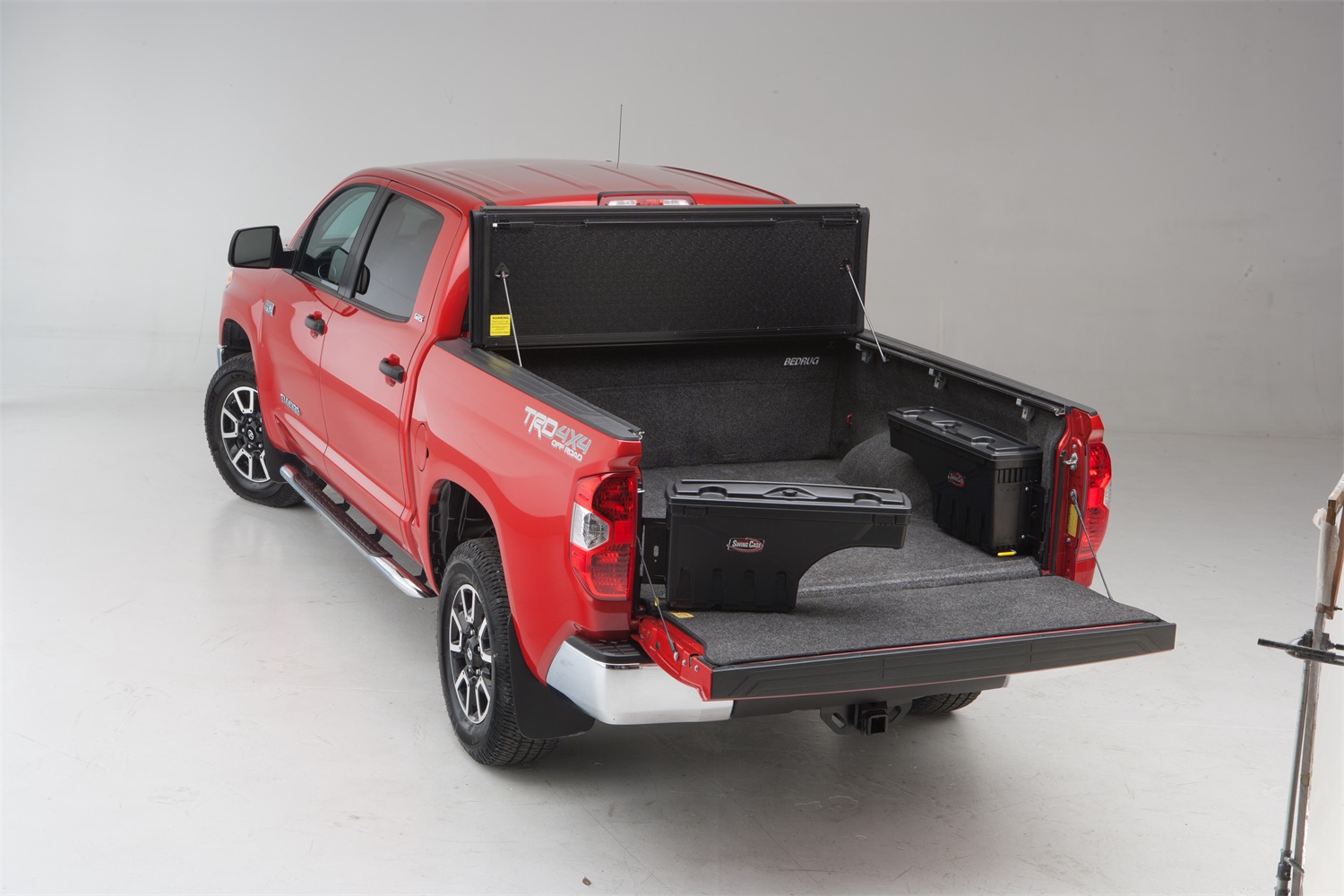UnderCover Swing Case 2016-2022 Toyota Hilux Passenger Side - Black Smooth SC402P