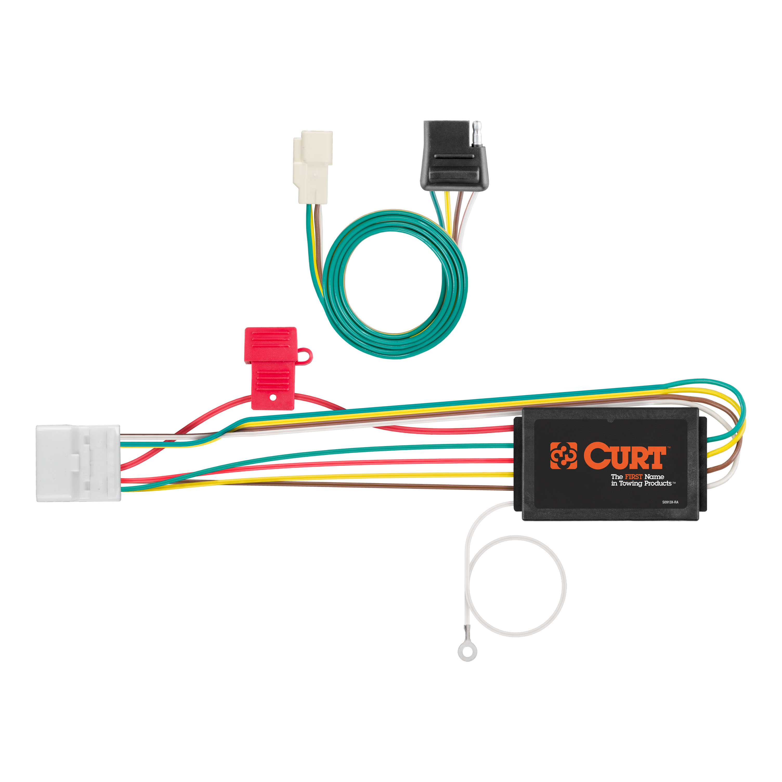 Custom Wiring Harness, 4-Way Flat, Select Toyota Highlander, Lexus RX350 - 56217