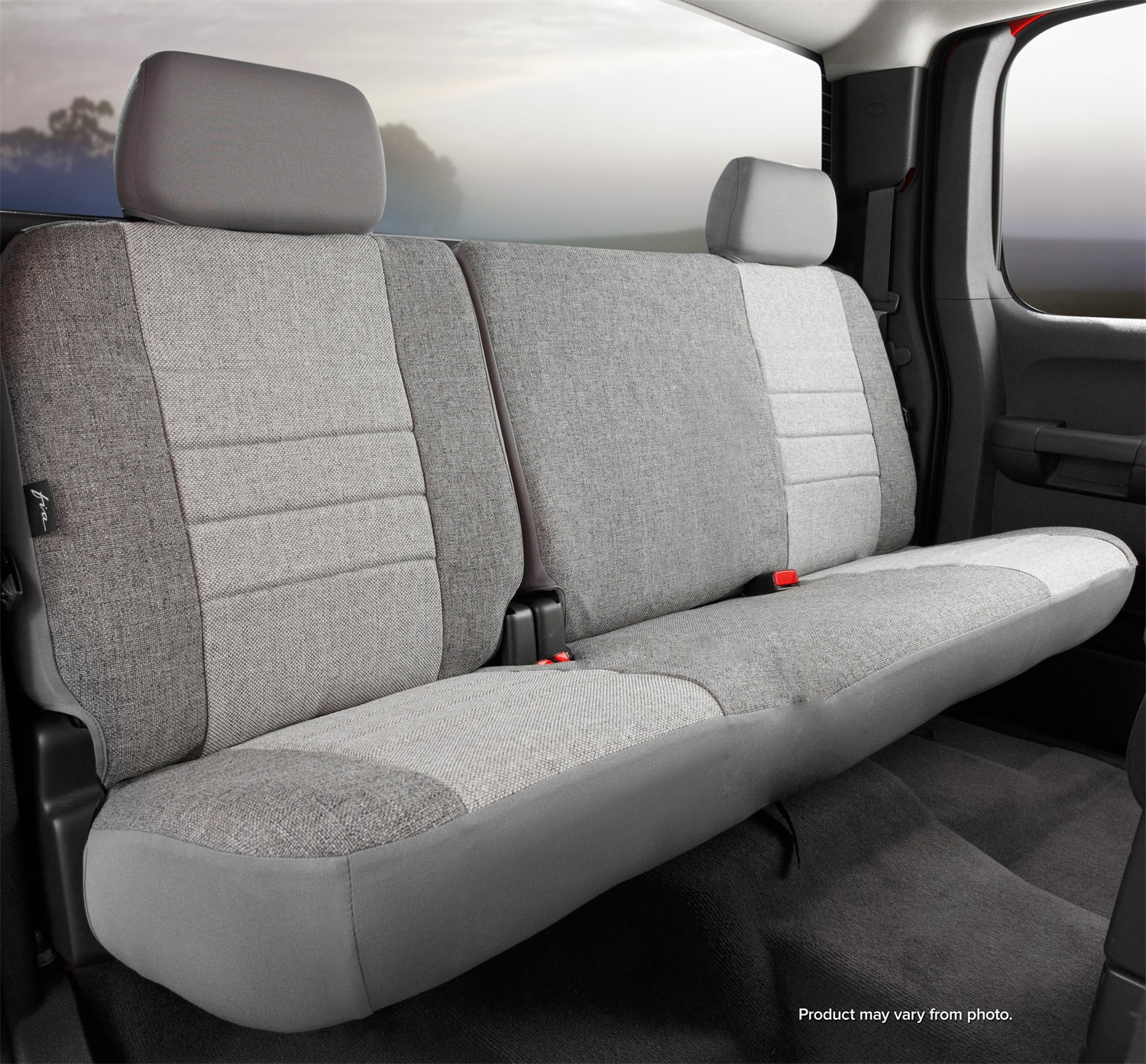 OE Rear Seat Cover Solid Backrest, Split Cushion 60/40 OE35-3 GRAY