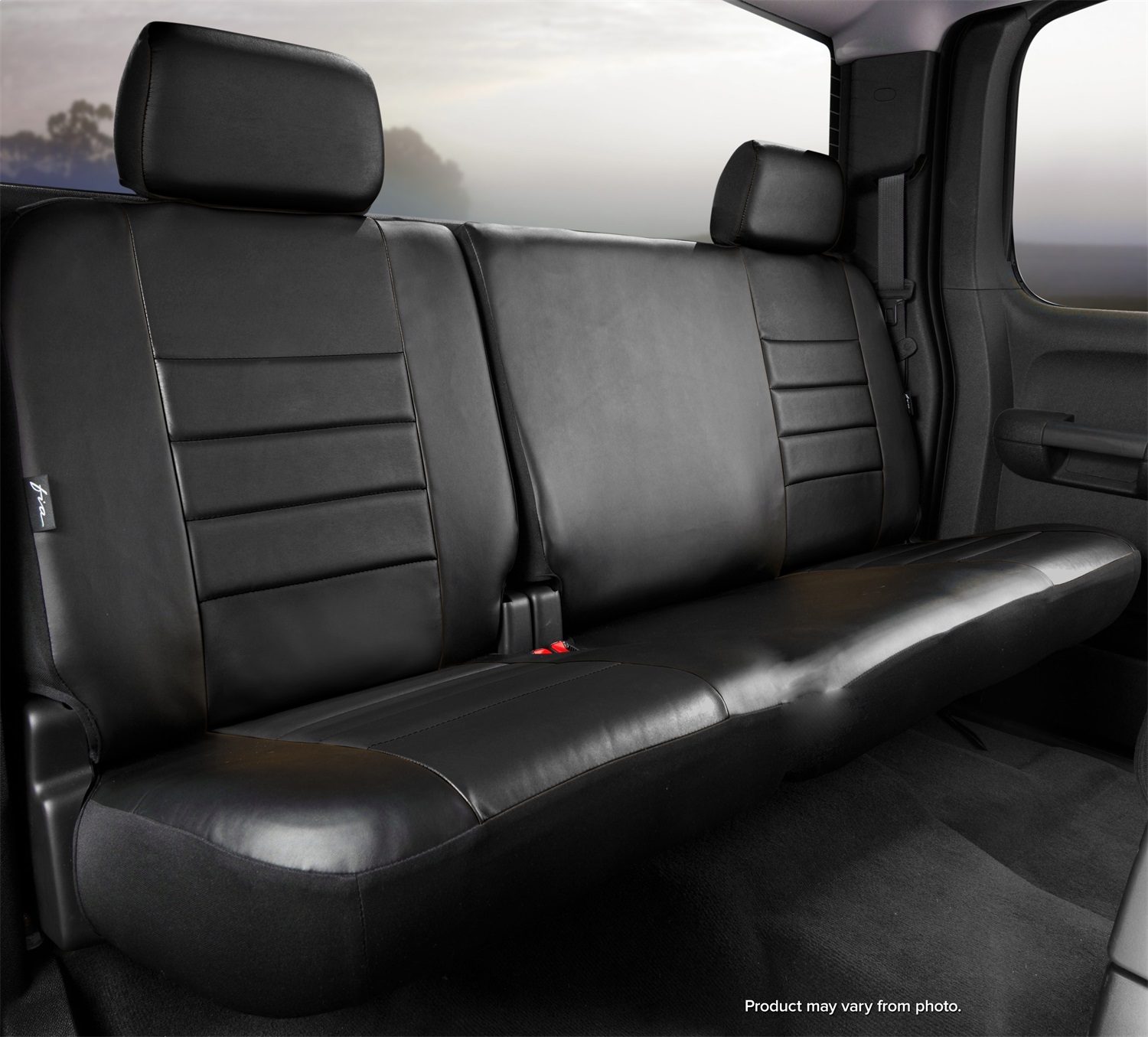 SL Rear Seat Cover Split Backrest 60 Driver/40 Passenger SL65-11 BLK/BLK