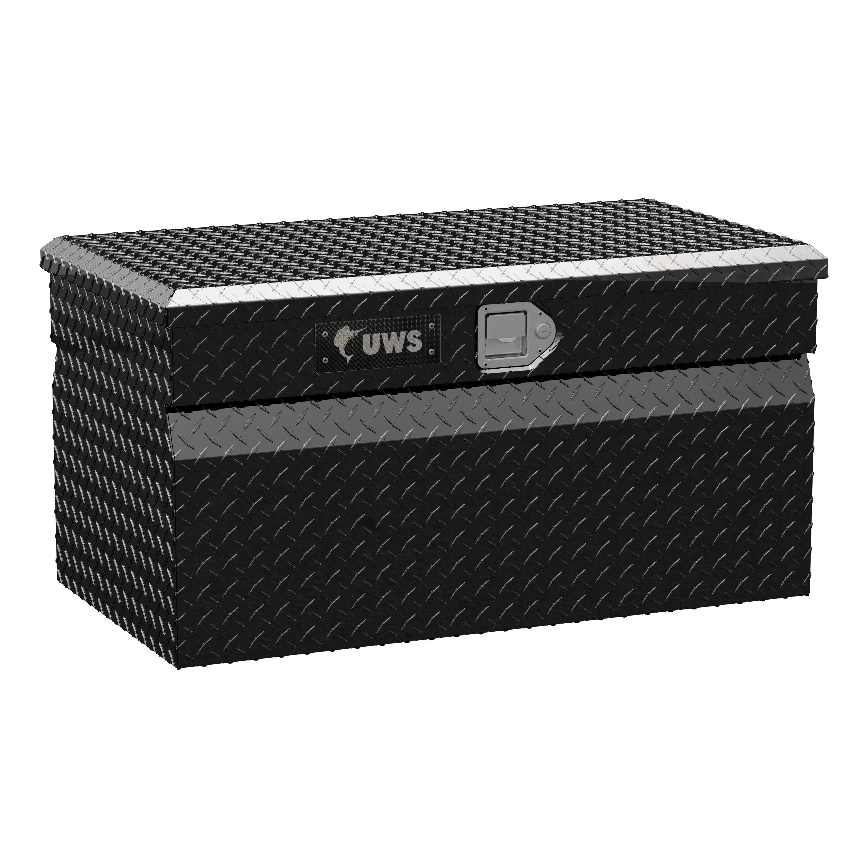 Gloss Black Aluminum 36" Utility Chest Box - TBC-36-BLK