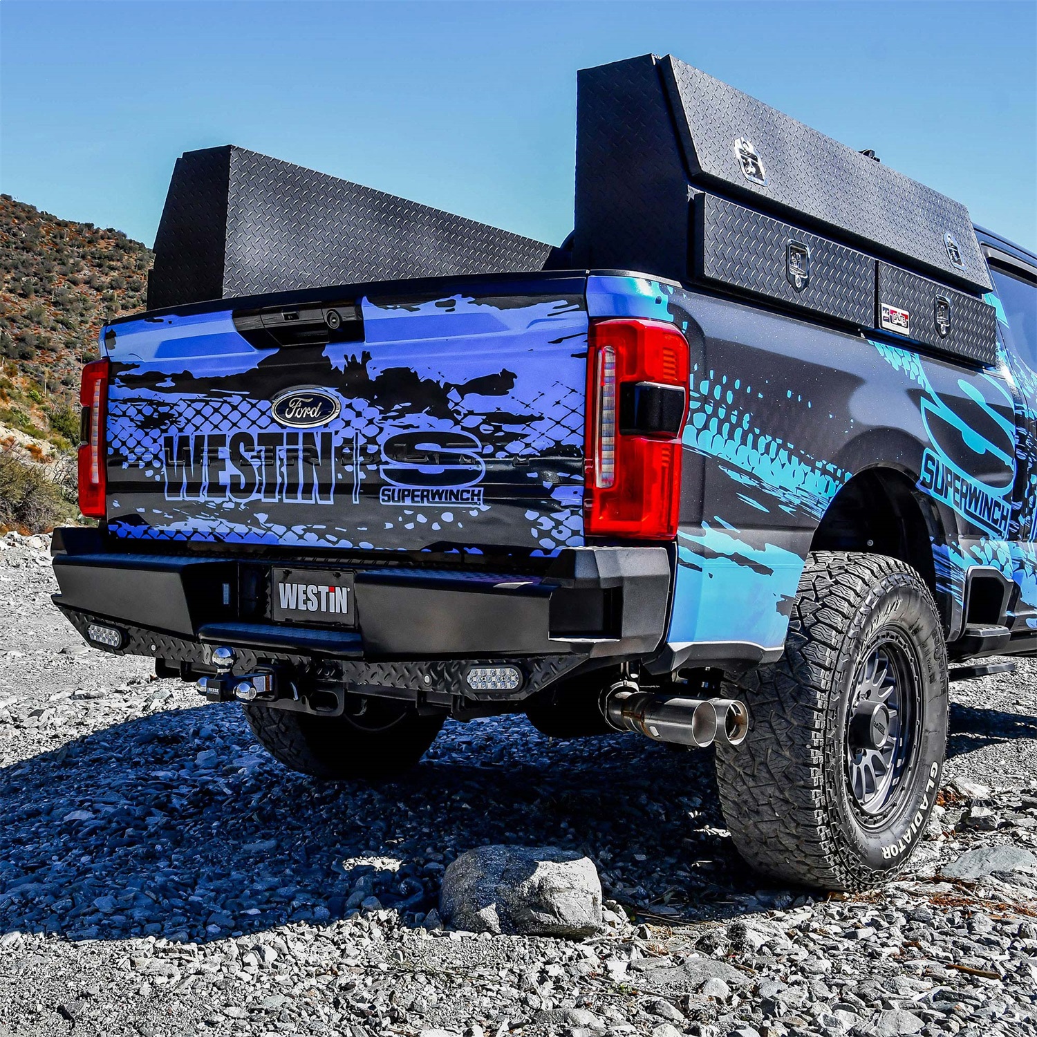 HDX Bandit Rear Bumper, Black 58-341205
