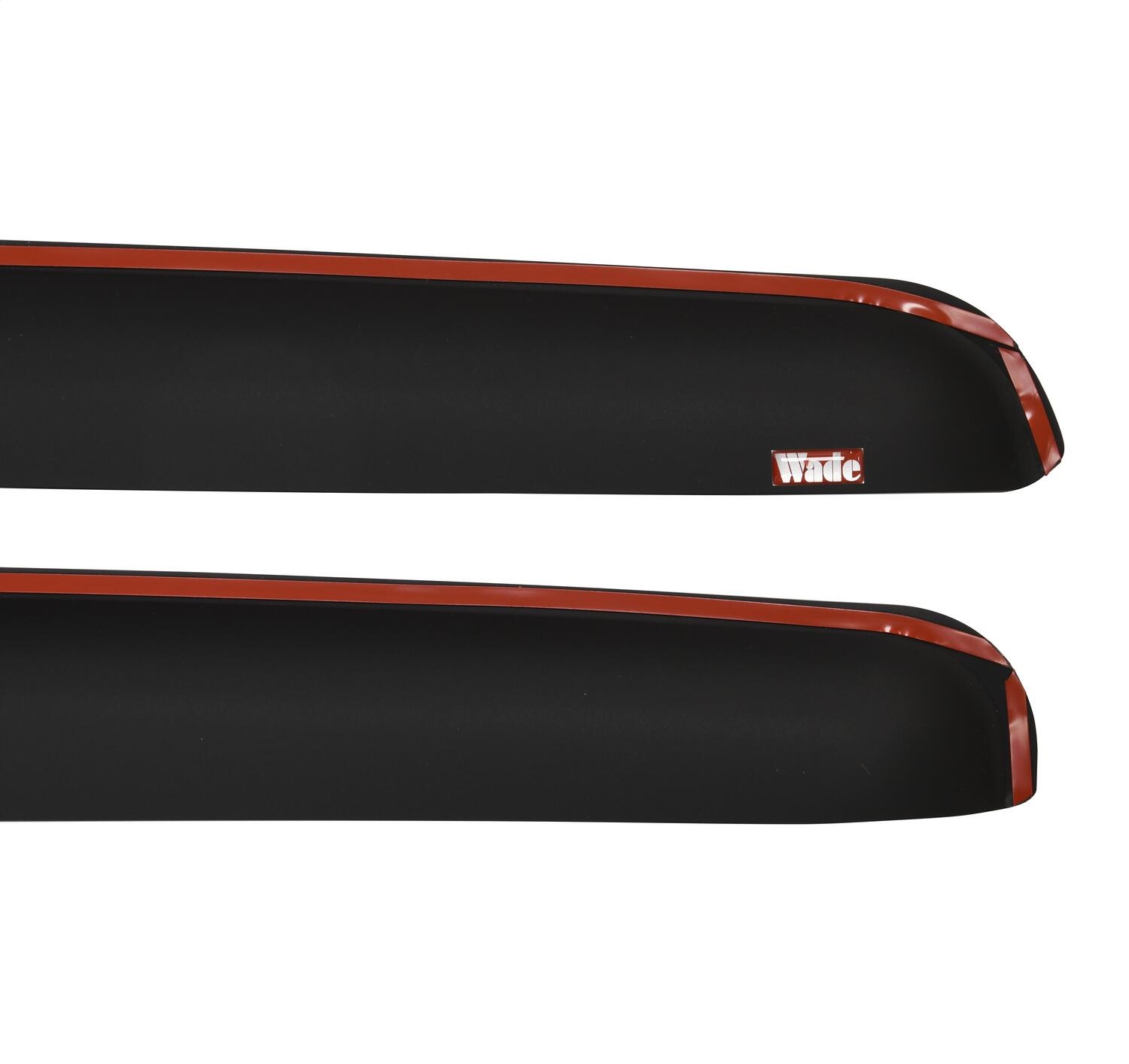 Matte In-Channel Wind Deflector 4pc Matte Black 72-39931