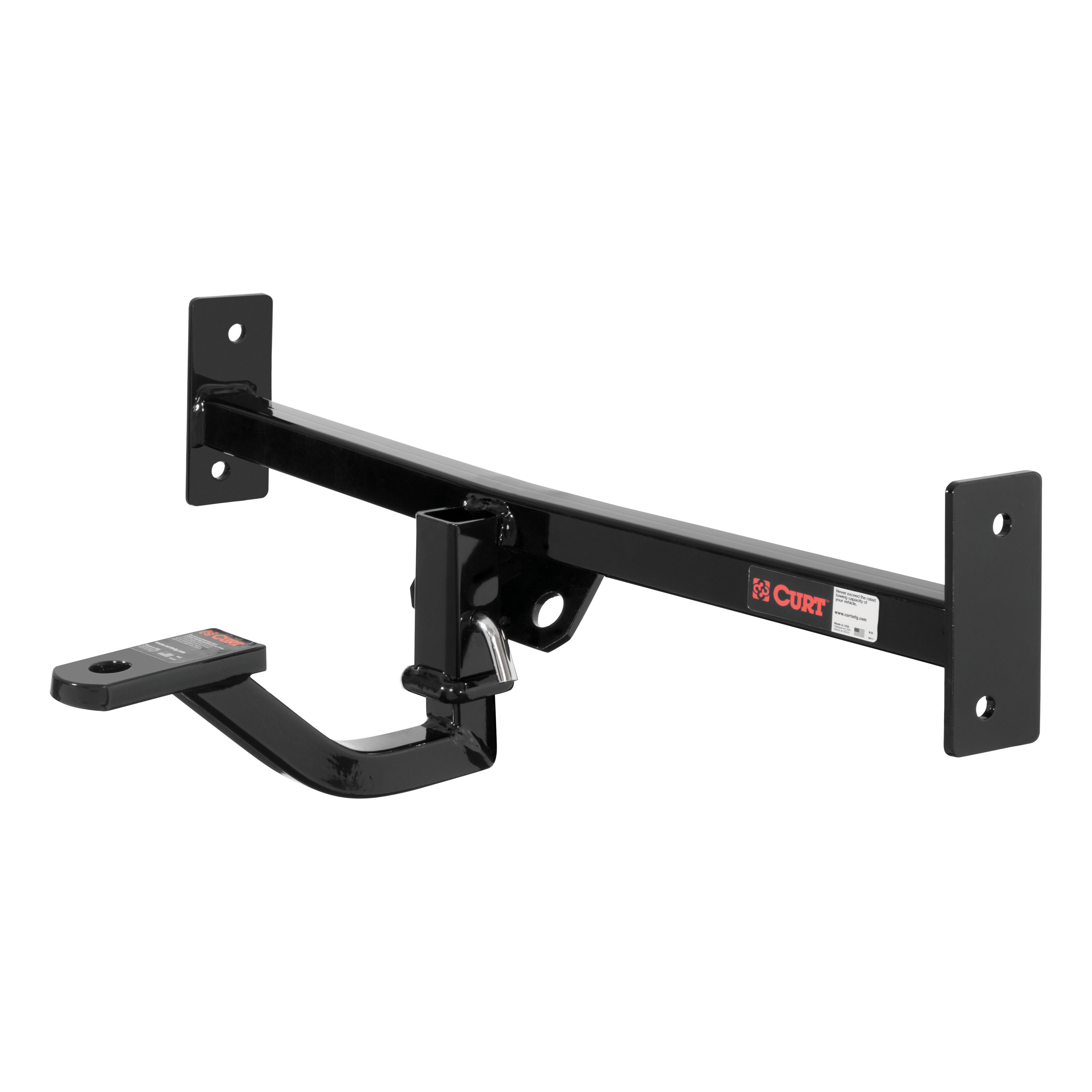 Class 1 Vertical Receiver Trailer Hitch with 1-1/4 Adapter with 3/4 Hole 11746