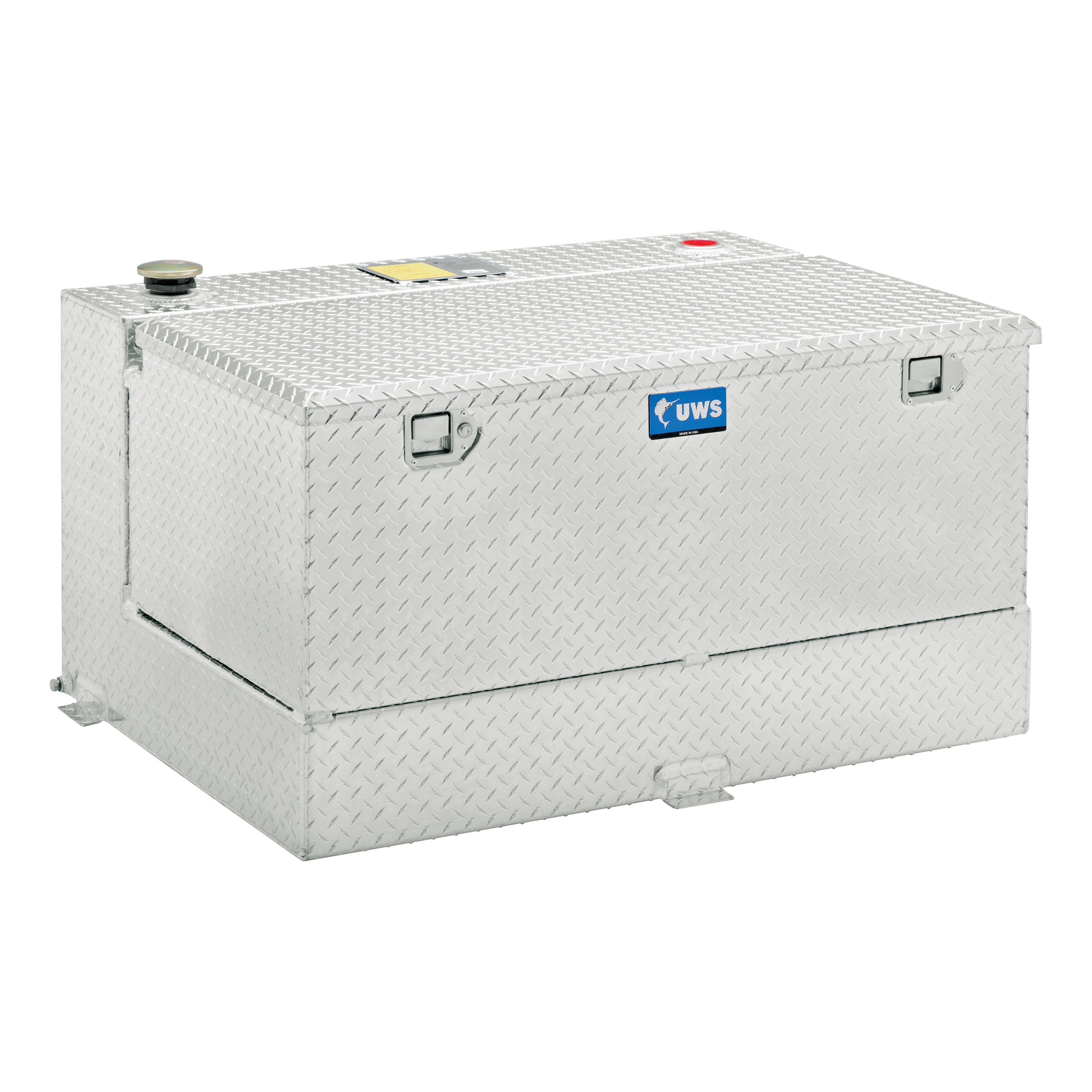 50-Gallon Combo Bright Aluminum Transfer Tank - TT-50-COMBO