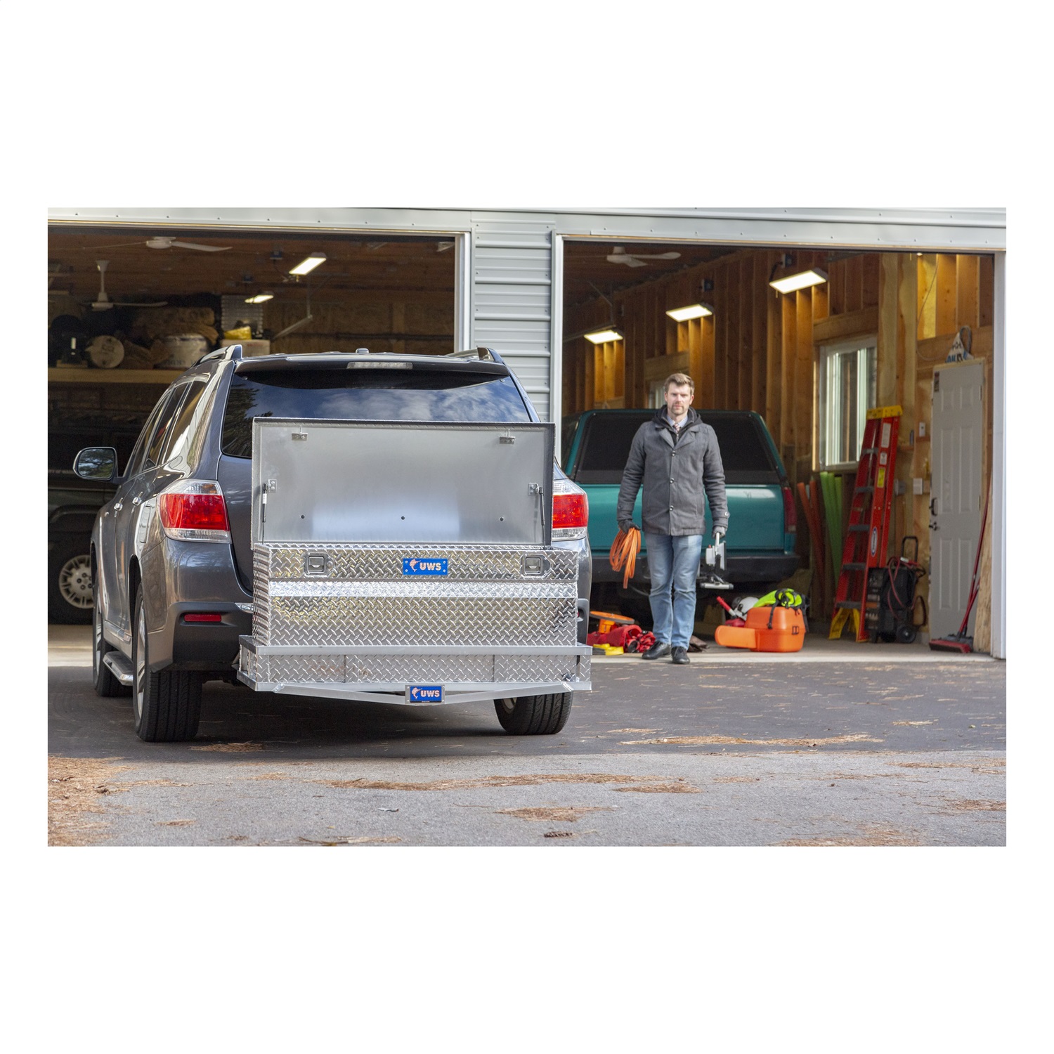 Bright Aluminum 48" Cargo Carrier Utility Chest Box (Heavy Packaging) - EC20261