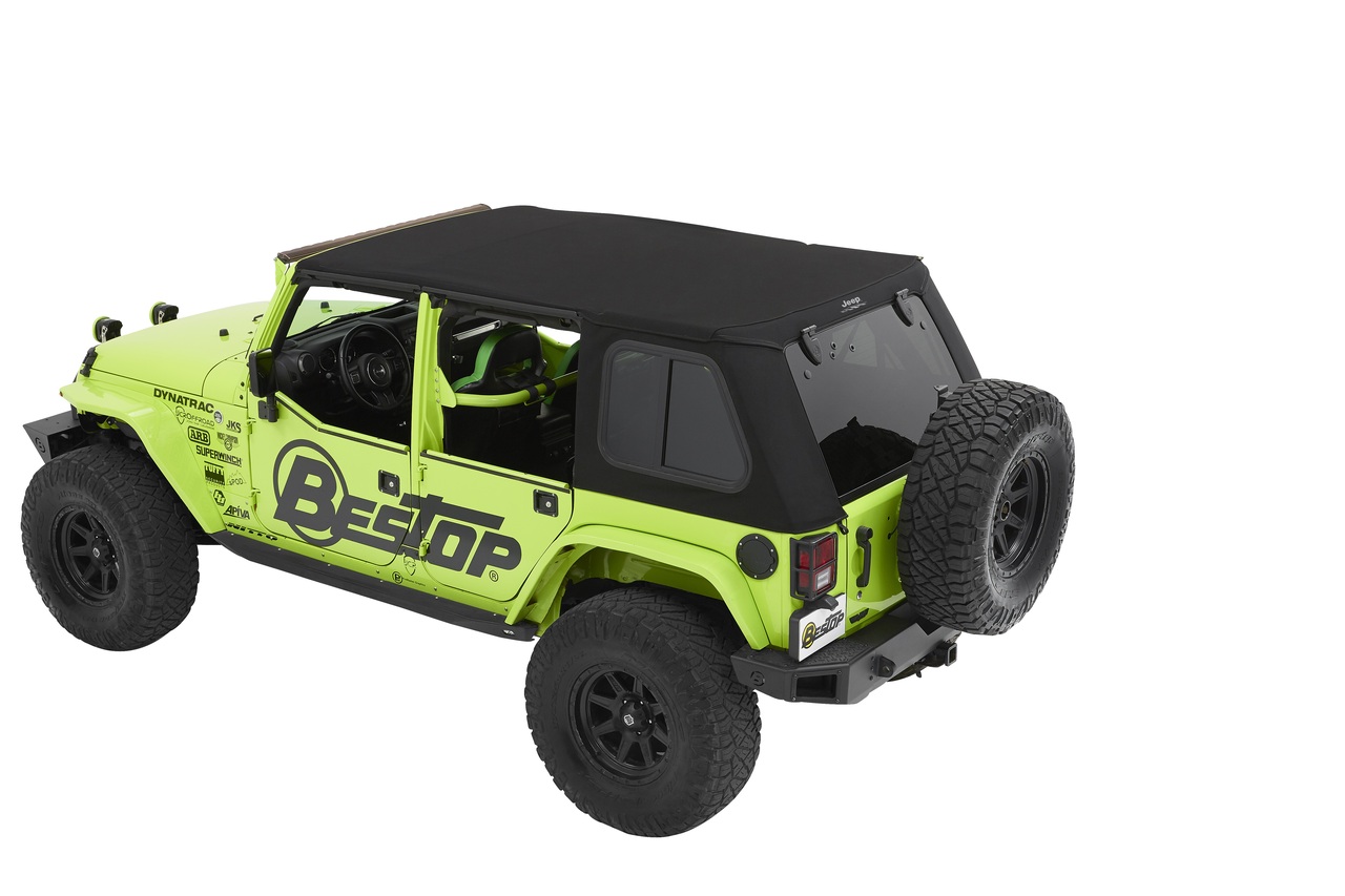 JEEP® Trektop® Pro Hybrid Slantback Soft Top 54463-17