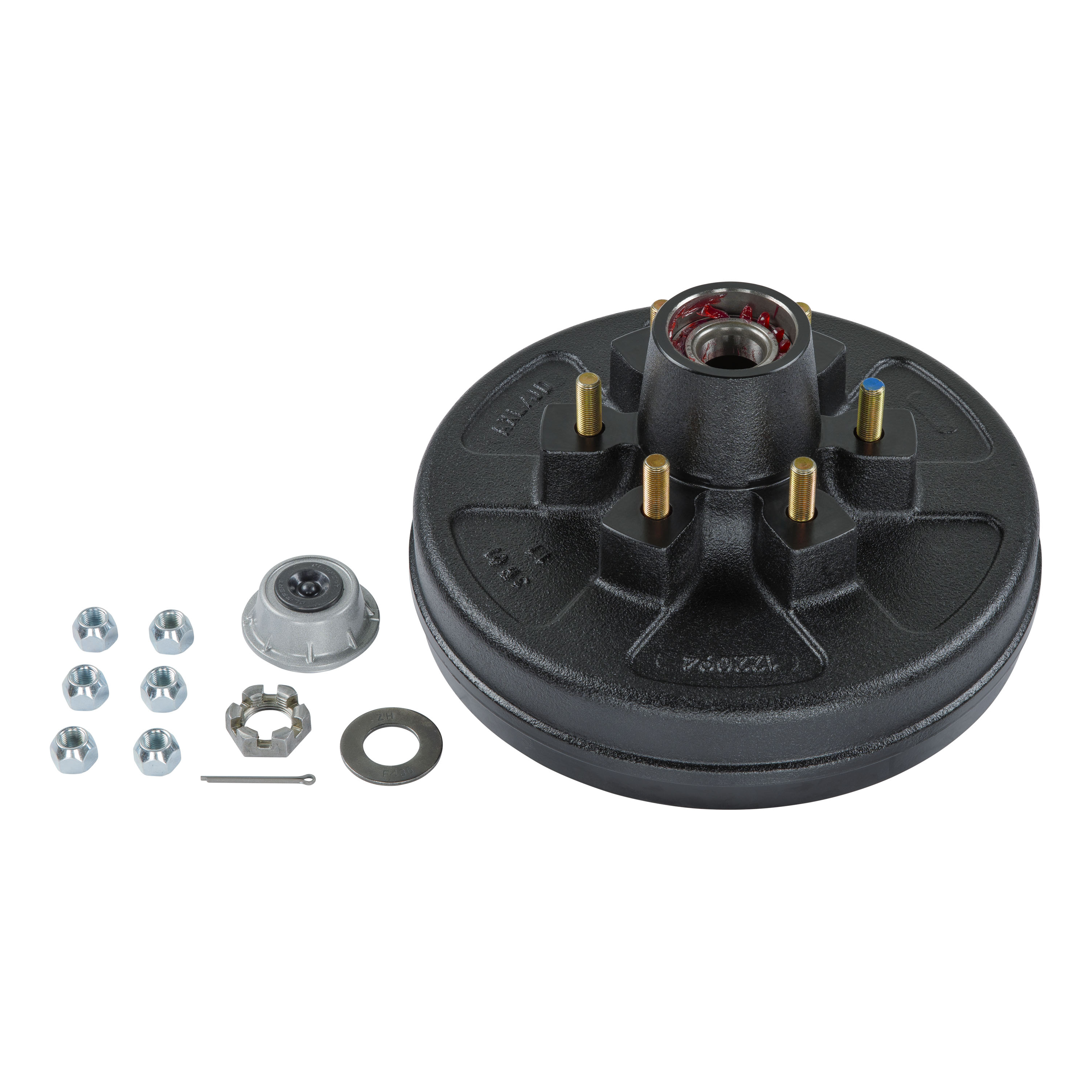 Lippert 12" Brake Drum Hub Complete Kit with Installed Bearings 2024013262