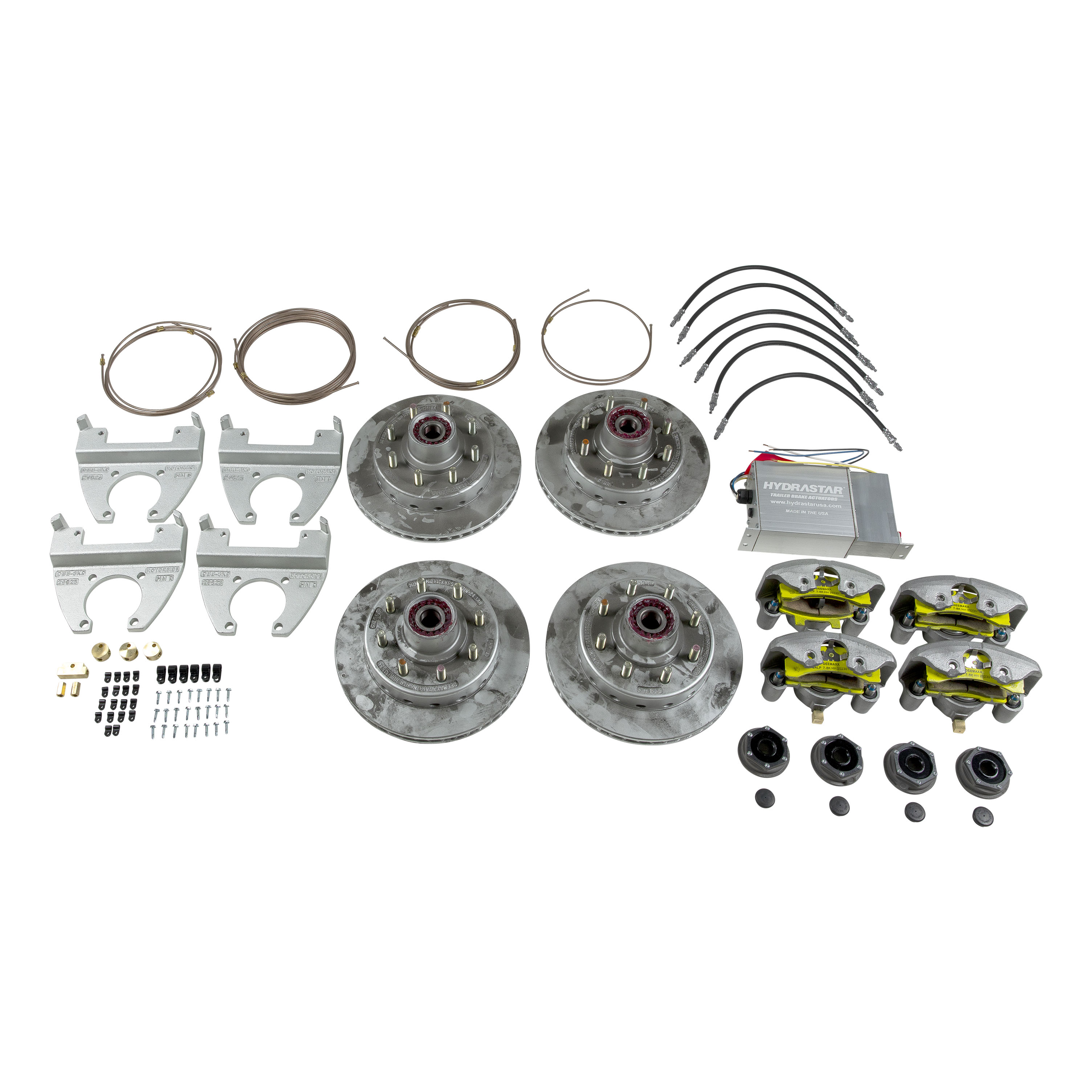 Lippert Disc Brake Conversion Kit - 8,000-lb. Tandem Axle, 4-Bolt 689410