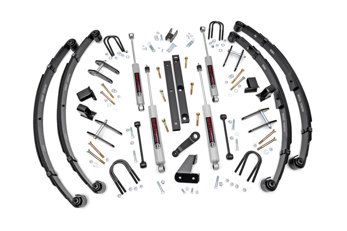 4.5-inch Suspension Lift System (Military Wrap Leaf Springs) 618.2