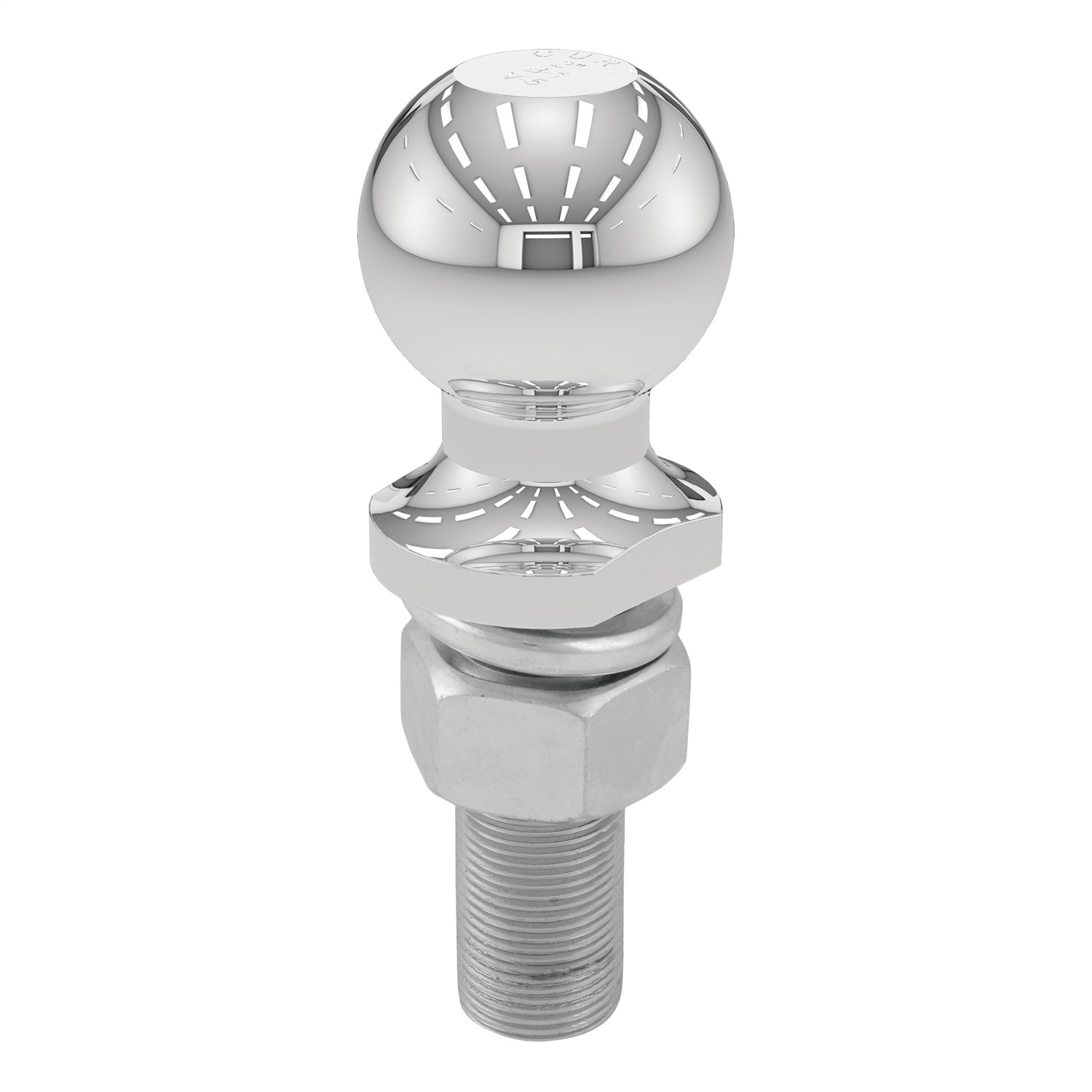 2" Trailer Ball (1" x 3" Shank, 6,000 lbs., Chrome, Packaged) 40174