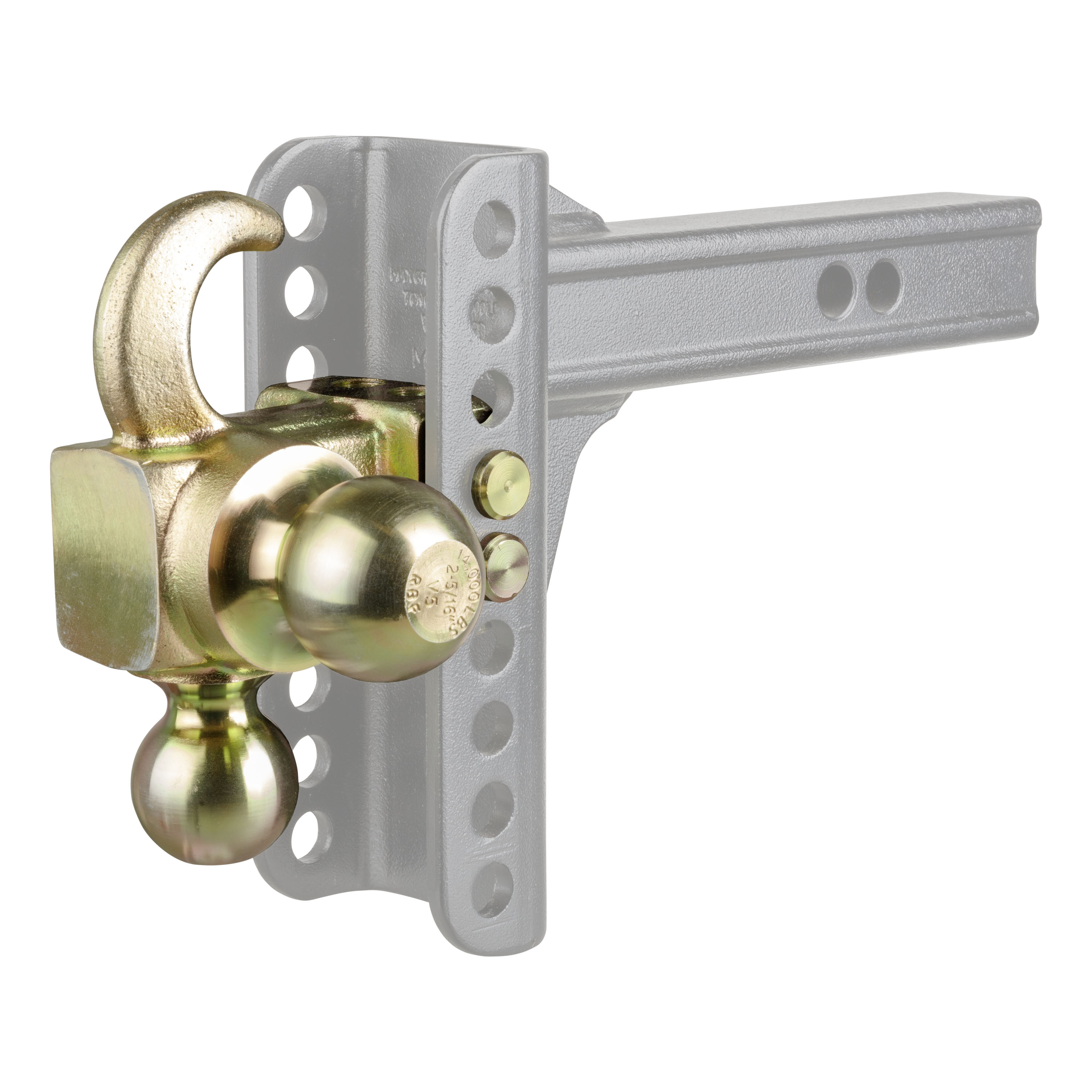 Replacement Hook & Step Dual-Ball for Adjustable Channel Mount (Fits 45904) 45924