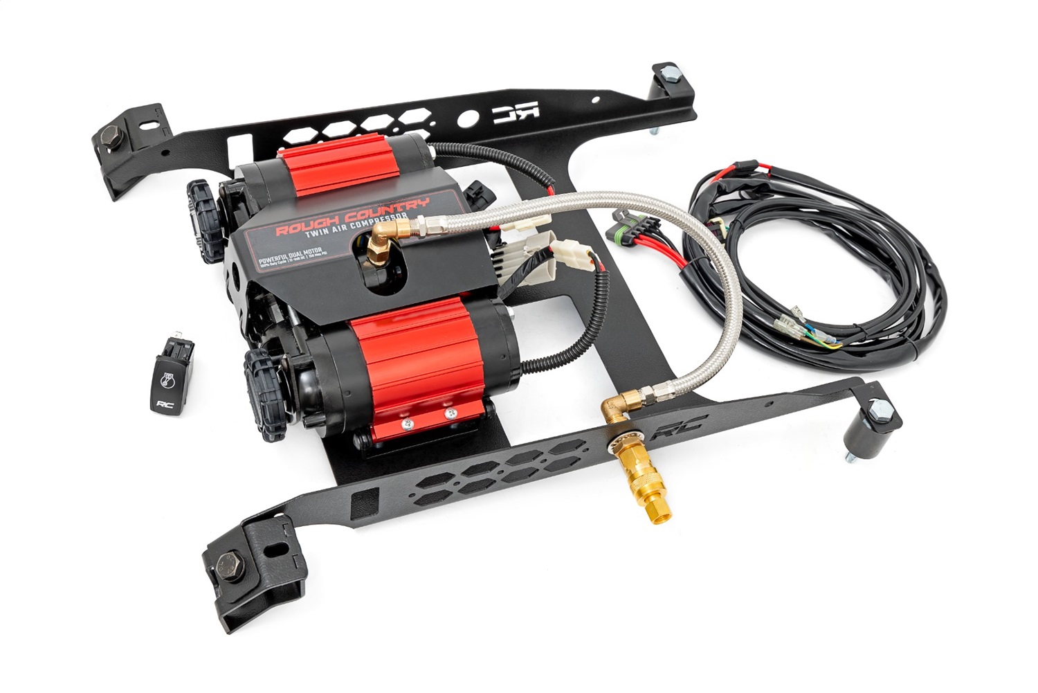 Twin Motor Air Compressor Kit | 12 Volt | 6.16 CFM RS205A