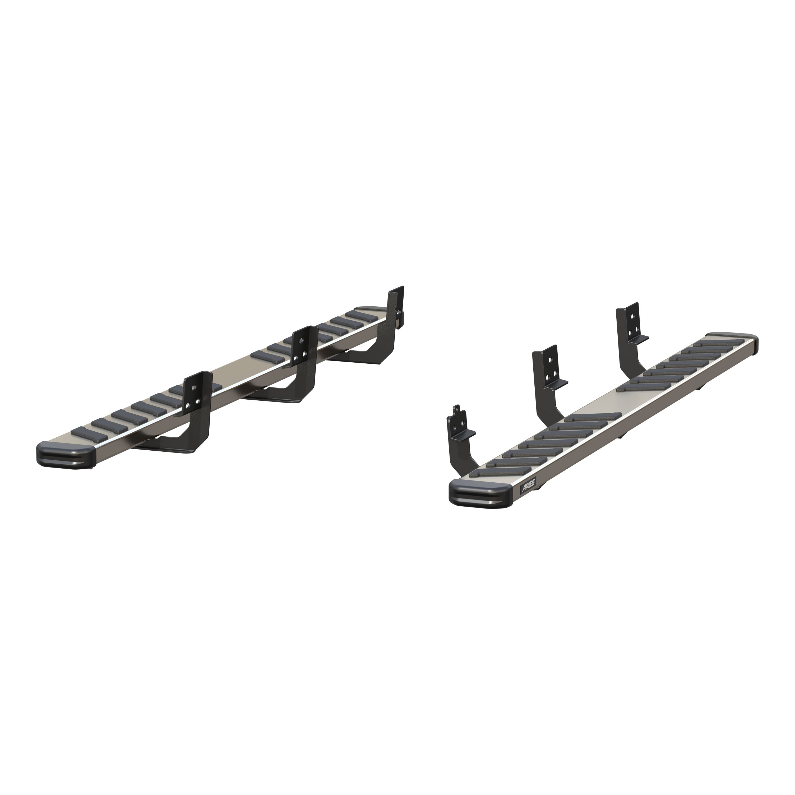 ARIES 2553012 NovaTrac 6in. x 85in. Polished Stainless Running Boards; Select RA 2553012