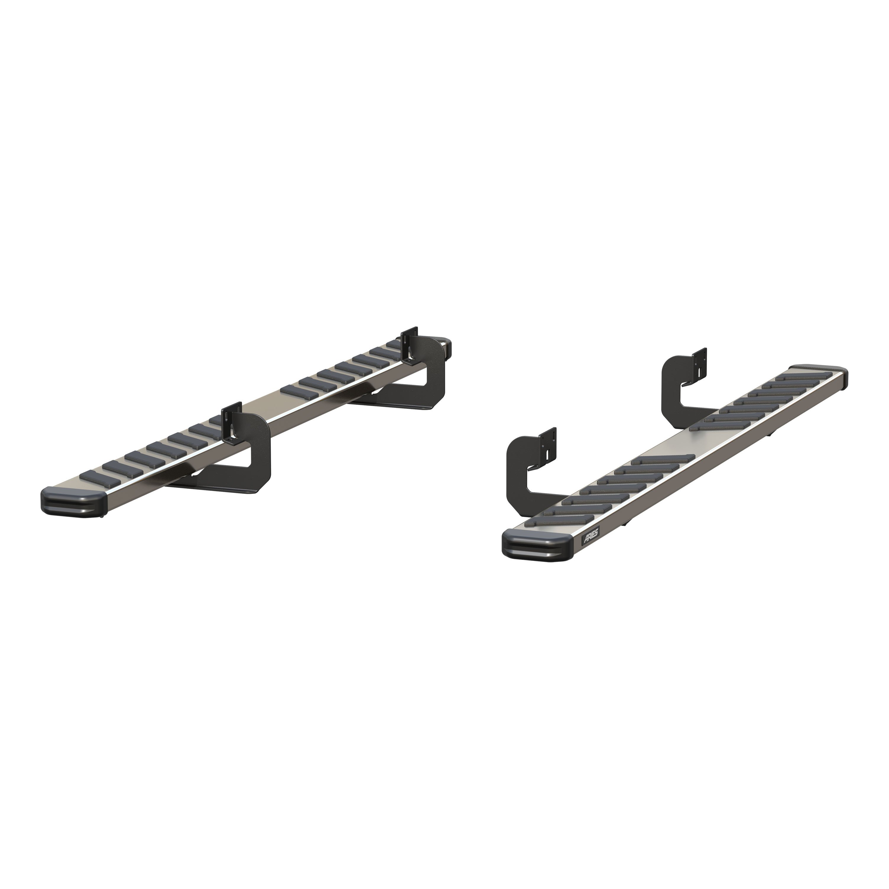 ARIES 2553018 NovaTrac 6in. x 85in. Polished Stainless Running Boards; Select Fo 2553018