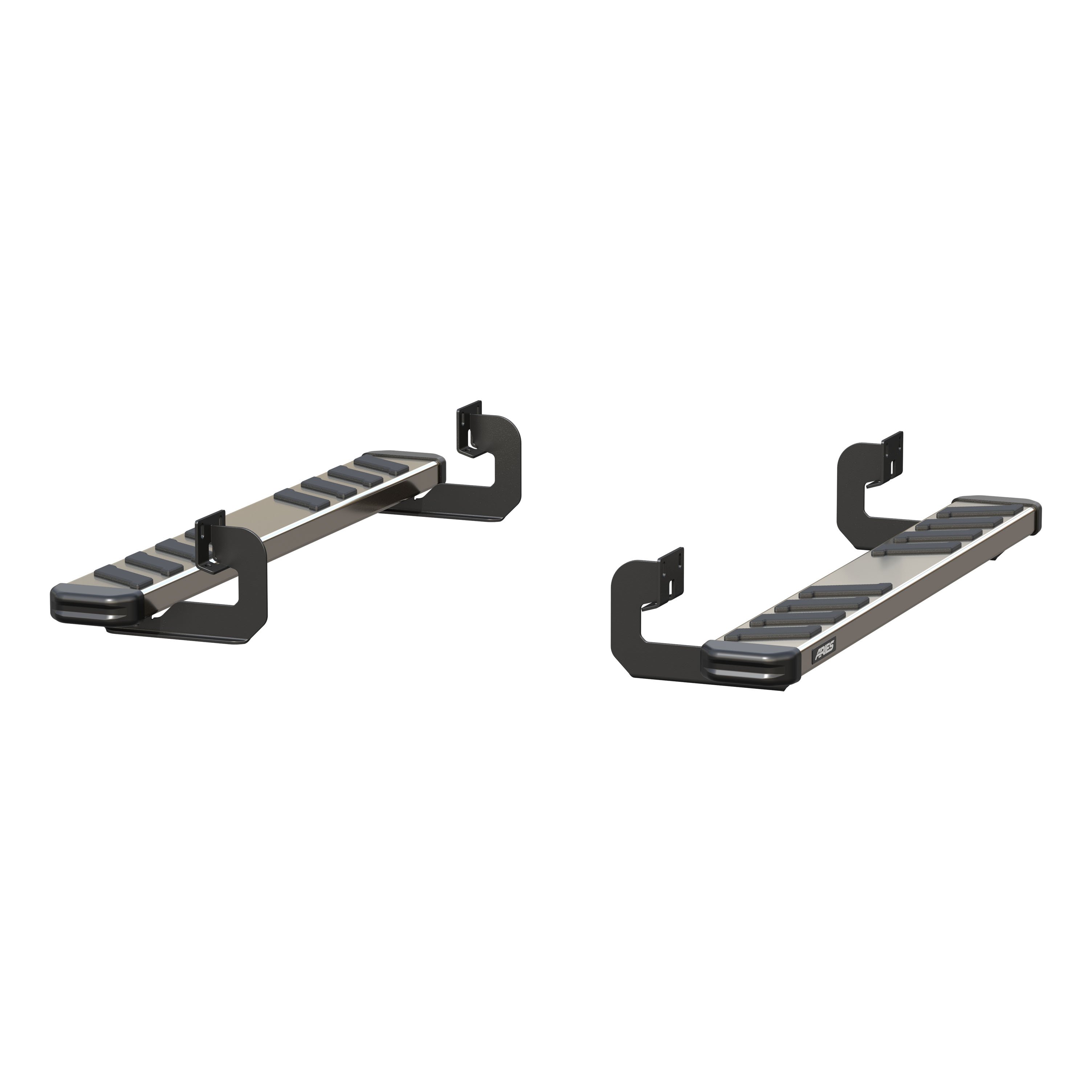 ARIES 2553022 NovaTrac 6in. x 53in. Polished Stainless Running Boards; Select Fo 2553022