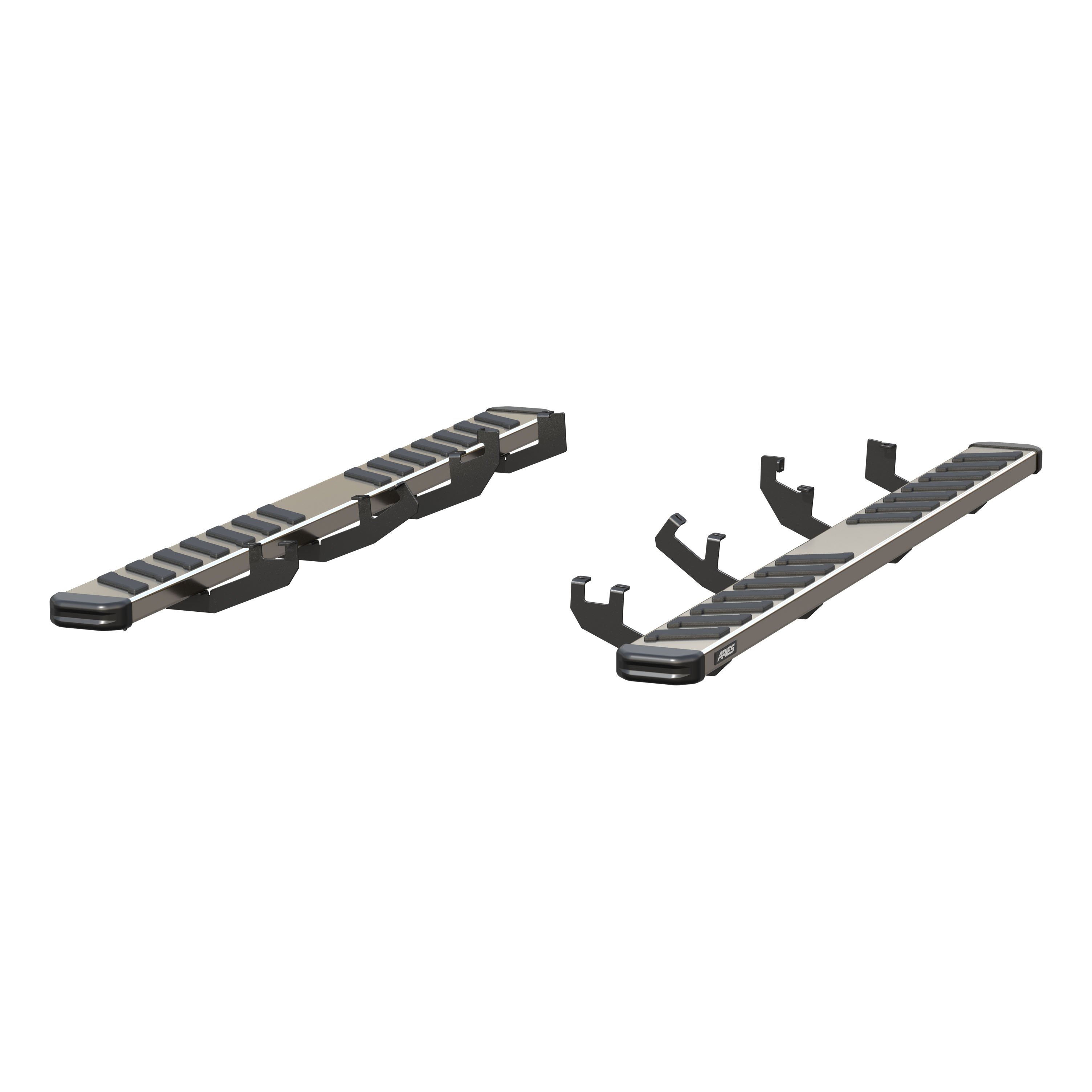 ARIES 2553027 NovaTrac 6in. x 85in. Polished Stainless Running Boards; Select To 2553027