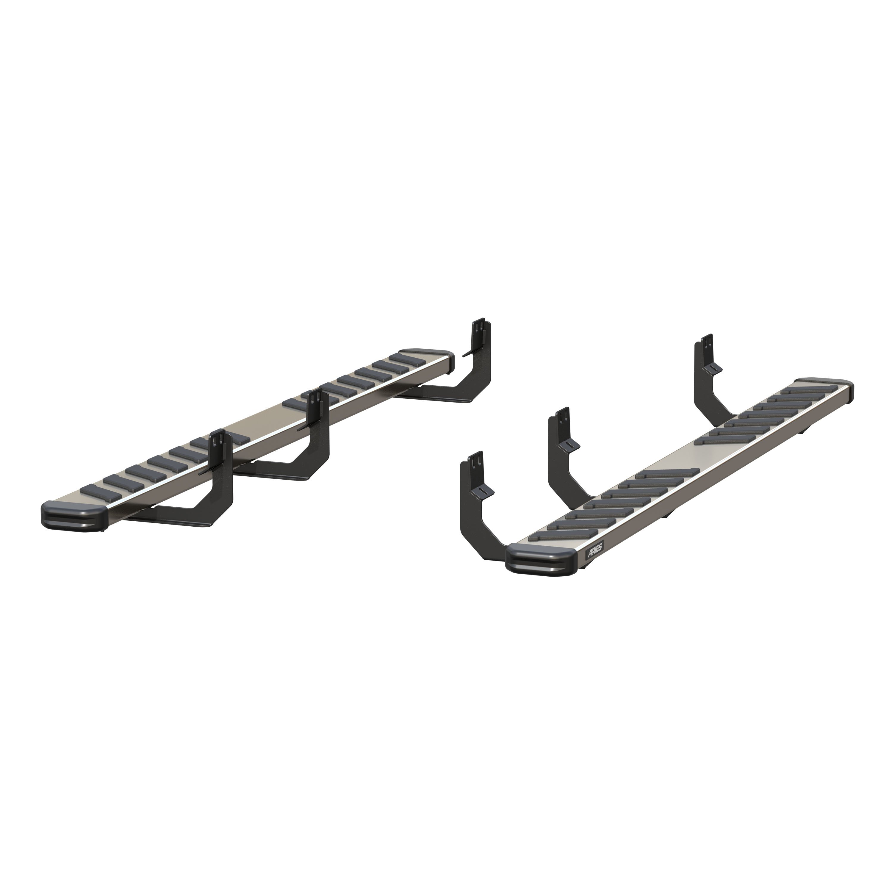 ARIES 2553028 NovaTrac 6in. x 85in. Polished Stainless Running Boards; Select Ni 2553028