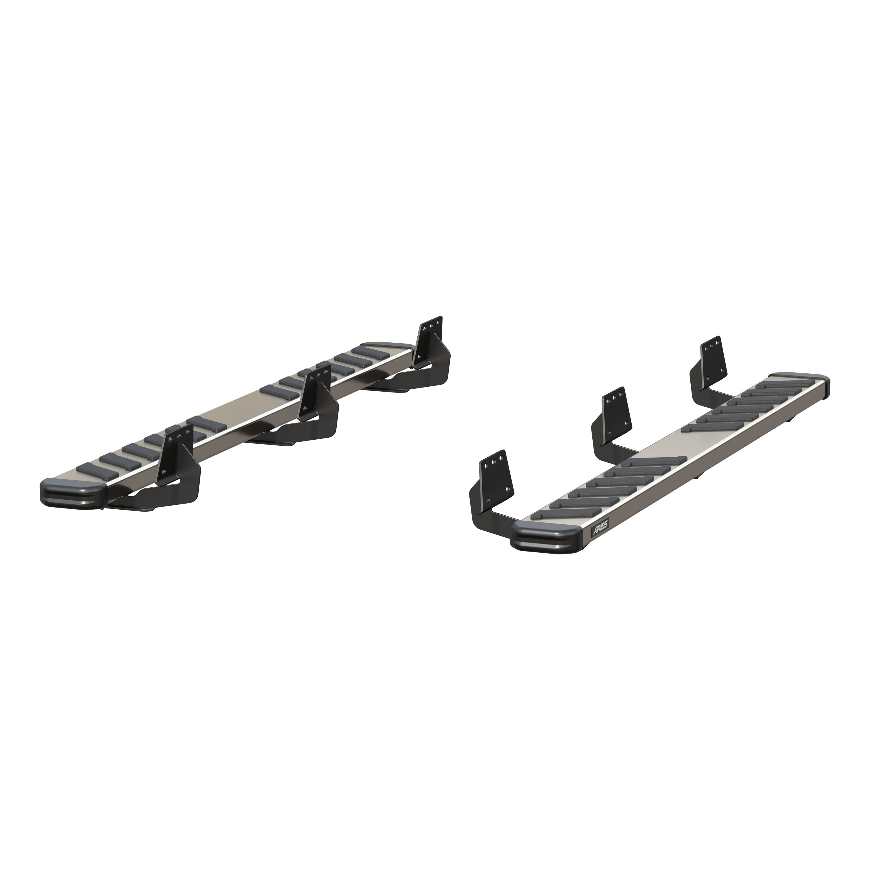 ARIES 2553031 NovaTrac 6in. x 75in. Polished Stainless Running Boards; Select RA 2553031