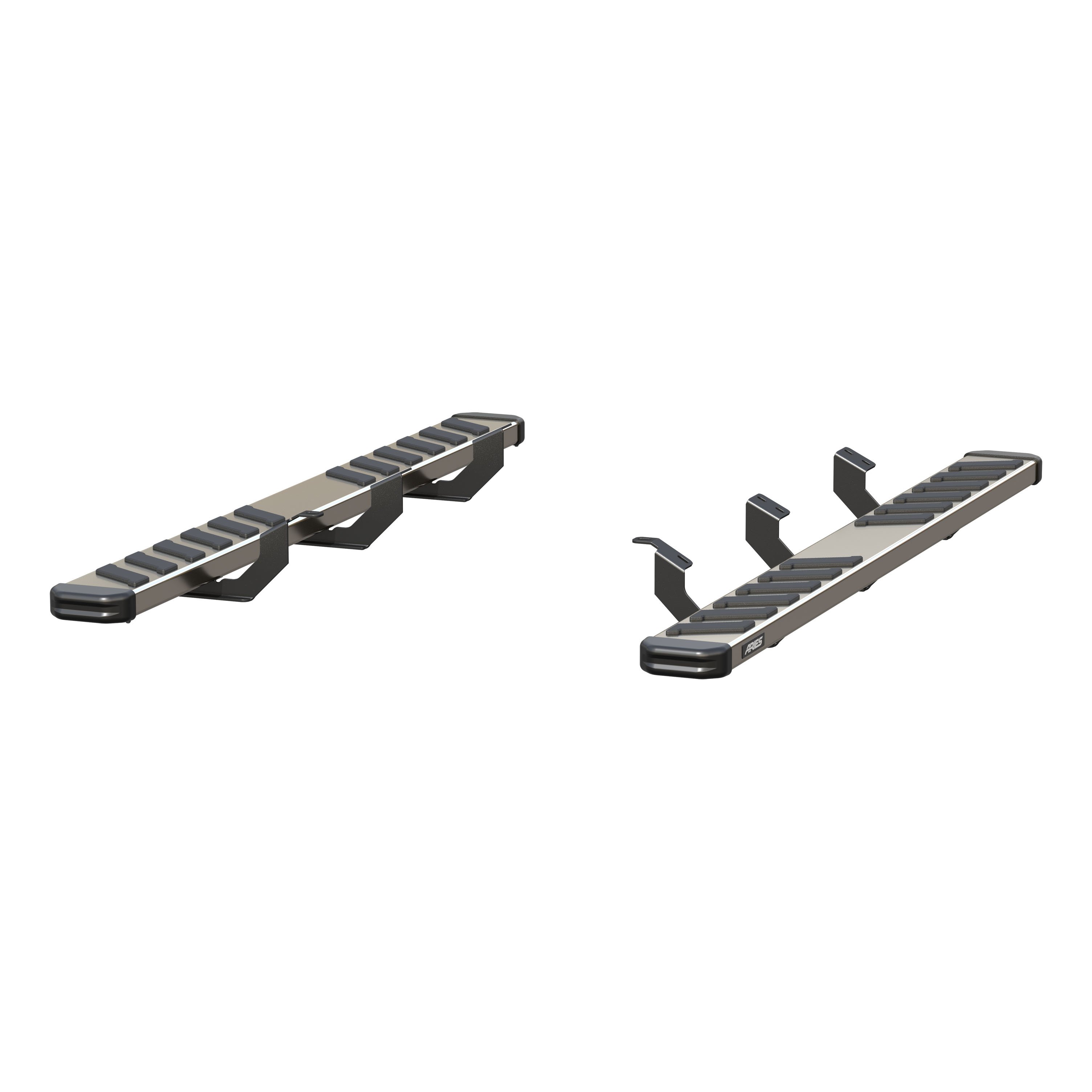 ARIES 2553034 NovaTrac 6in. x 75in. Polished Stainless Running Boards; Select To 2553034