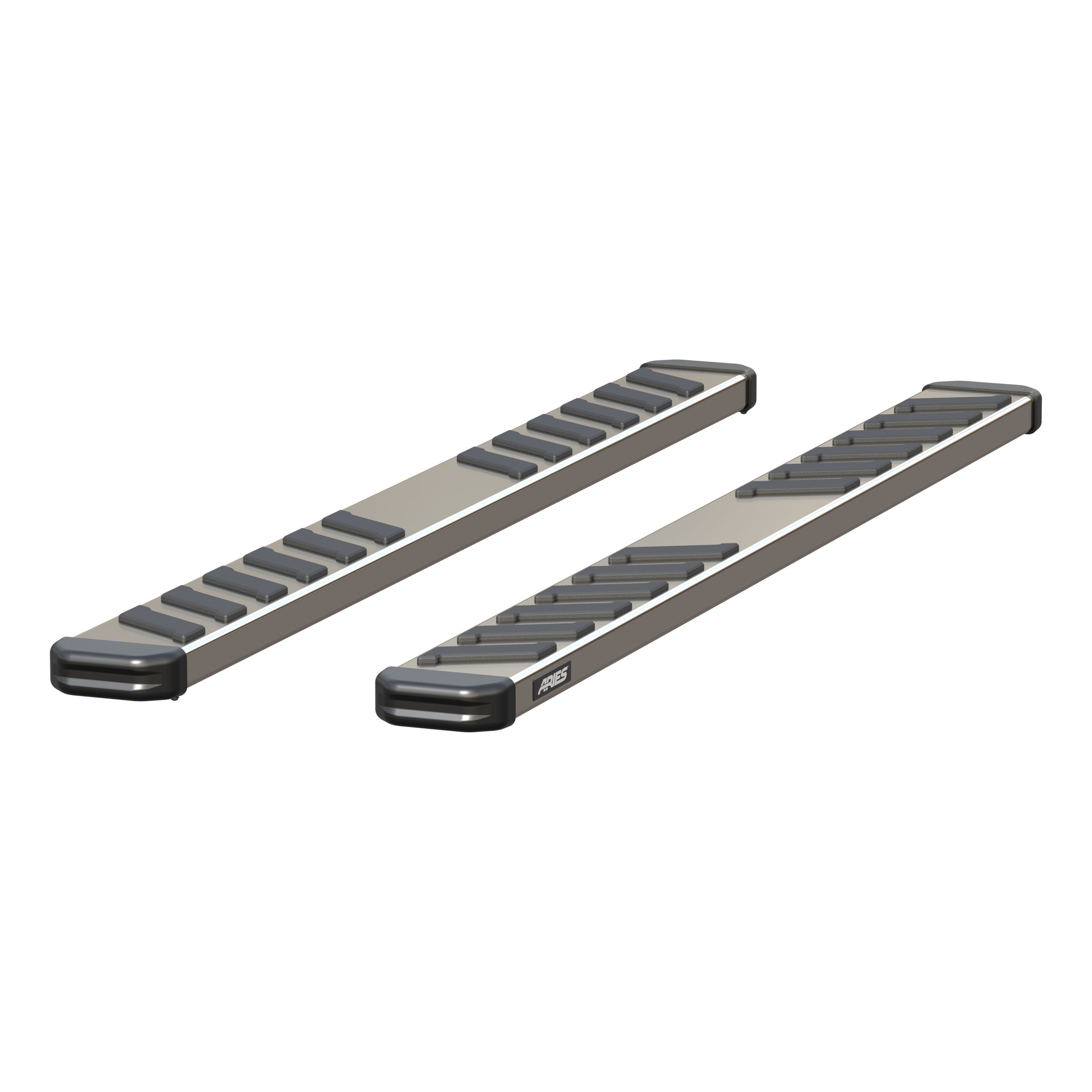 ARIES S2975 NovaTrac 6in. x 75in. Polished Stainless Running Boards S2975