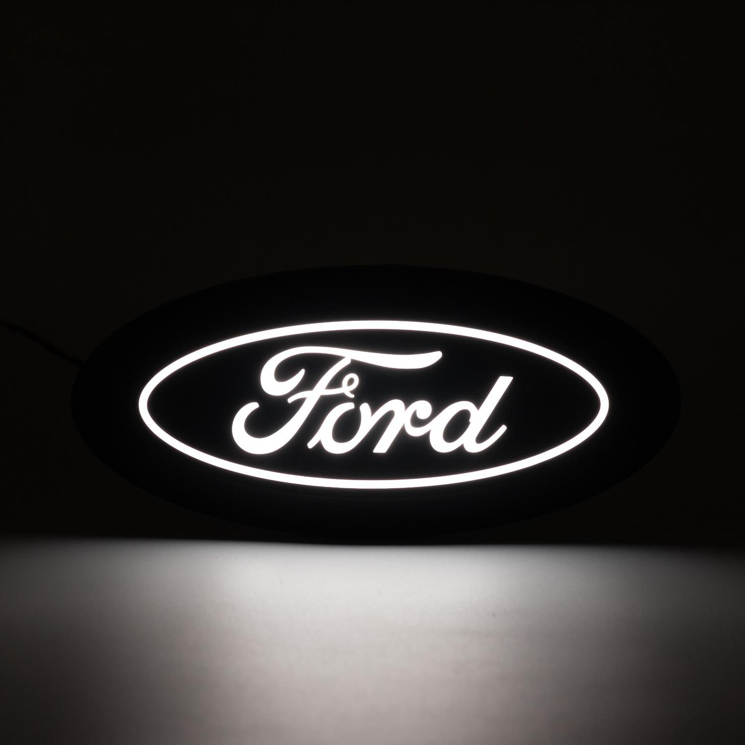 Illuminated LED Ford Emblem for 2011–2026 Super Duty w/o Front Camera – 92701 92701