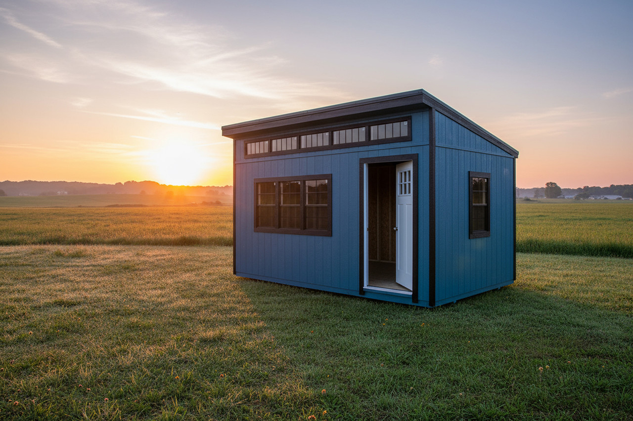 10x16 Studio with LP Smart Siding and Metal Roof -  840 L