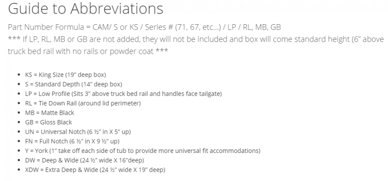 67" King Size Tool Box - Low Profile Lid - Full Notch - Matte Black KS67LPFNMB