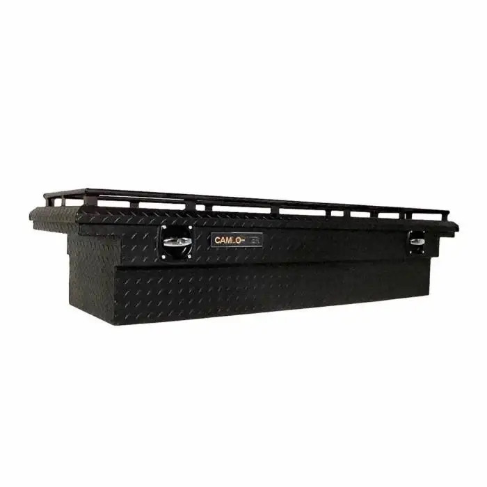 71" King Size Tool Box - Extra Deep and Wide - Low Profile Lid - Matte Black KS71XDWLPMB