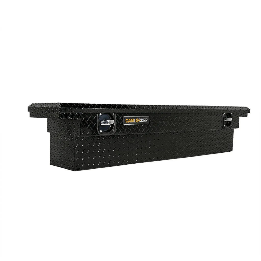 63" SlimLine Truck Tool Box - Low Profile Lid - Matte Black SL63LPMB