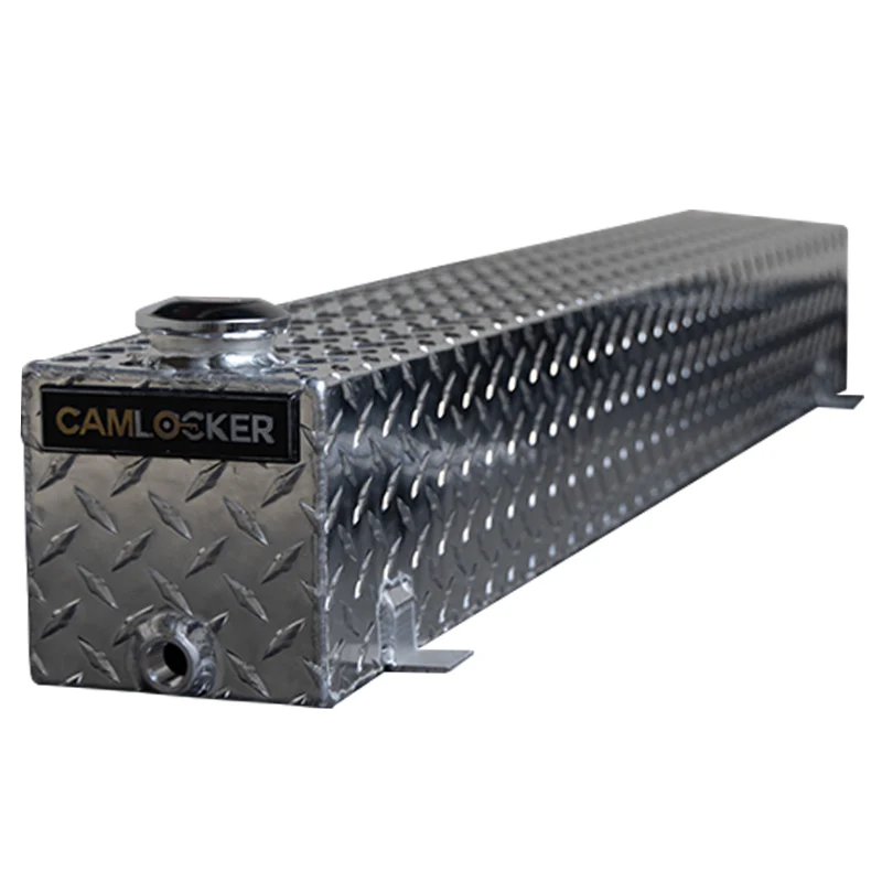 4" x 4" x 48" Water Tank for Dog Box - Polished WT4X4X48