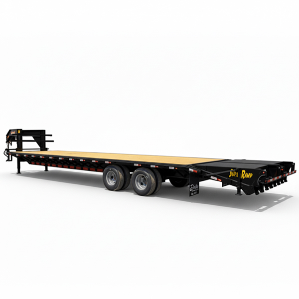 Delta 8.5' x 30' Tandem 10K Dually Flatbed Gooseneck Trailer