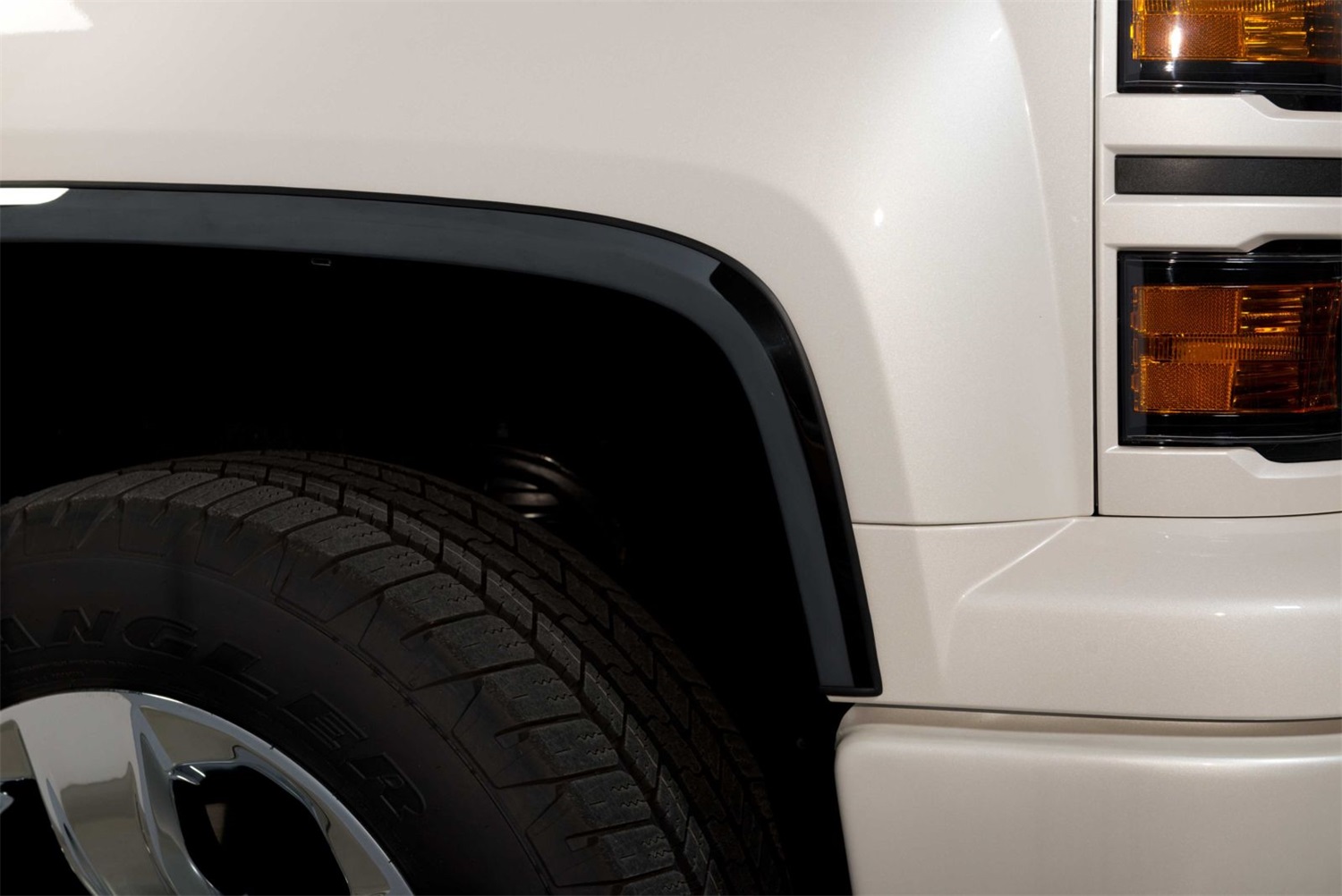 Putco Black Stainless Steel Fender Trim Kit 97292BP