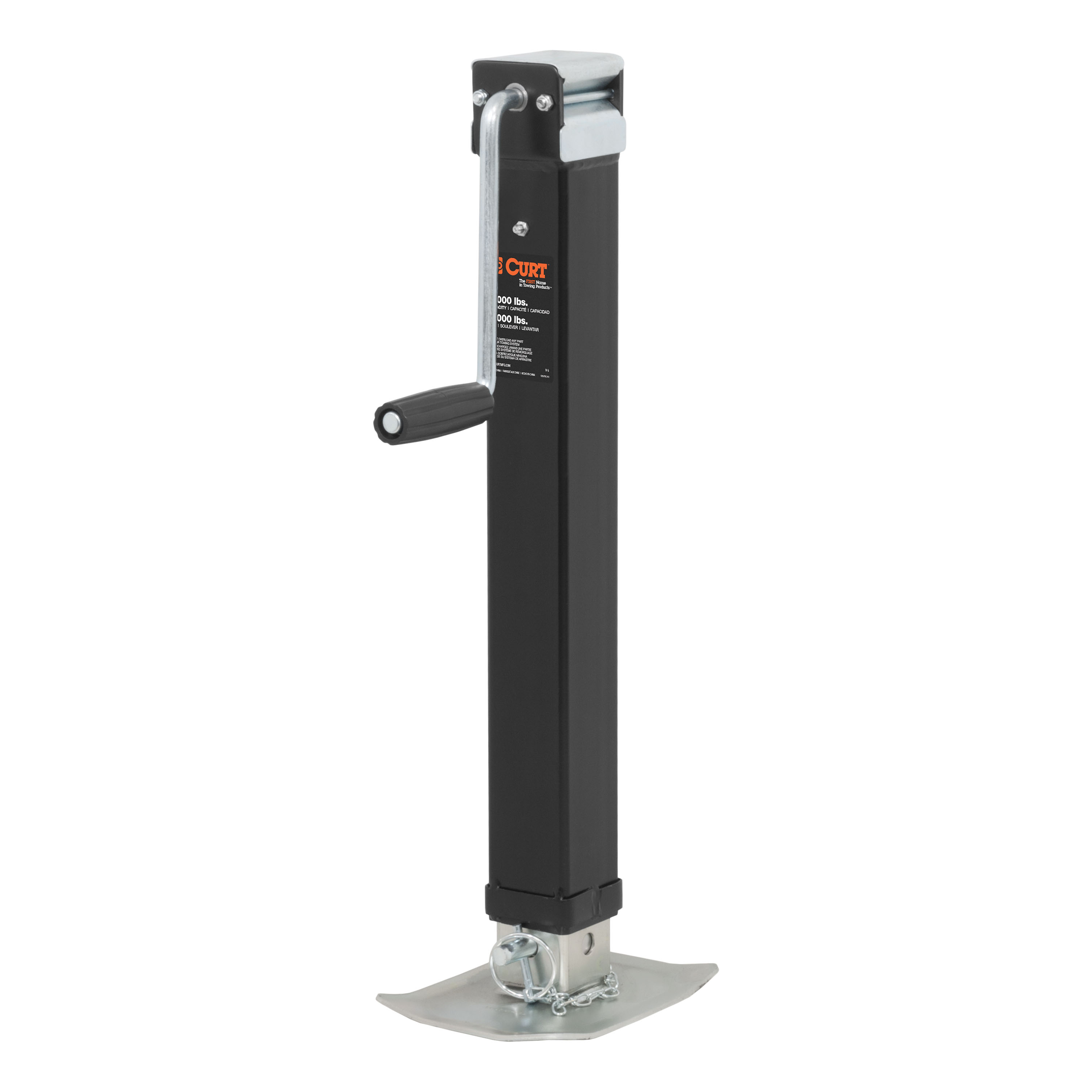 Direct-Weld Square Jack with Side Handle (8,000 lbs, 15" Travel) - 28575