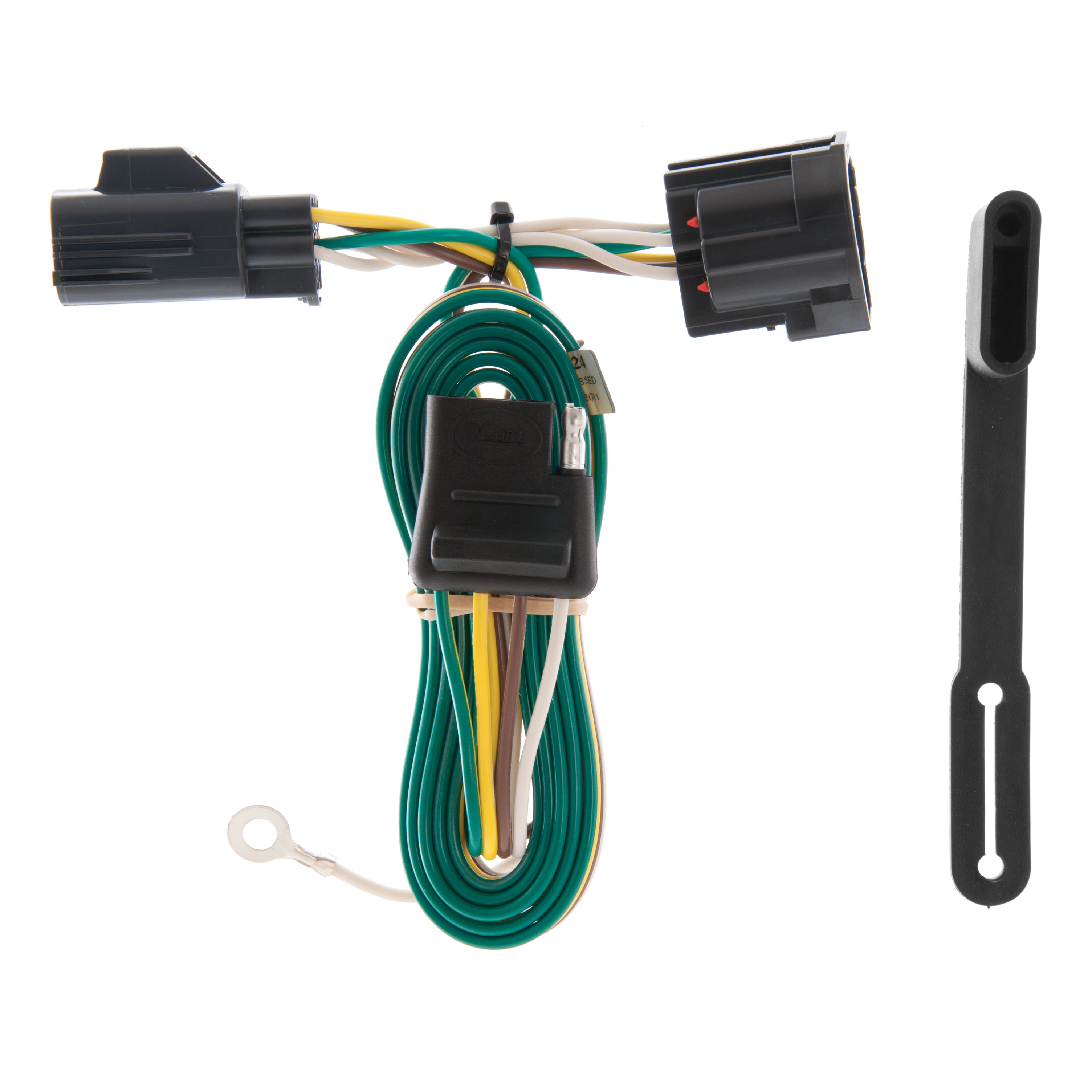 Custom Wiring Harness, 4-Way Flat Output, Select Jeep Wrangler JK - 55124