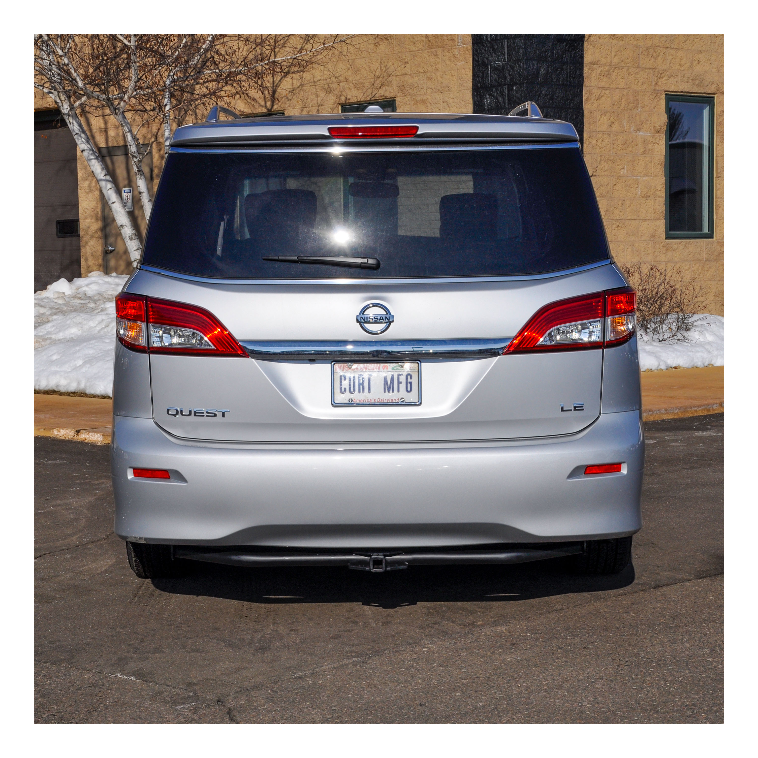 Class 2 Trailer Hitch, 1-1/4 Ball Mount, Select Nissan Quest 120613