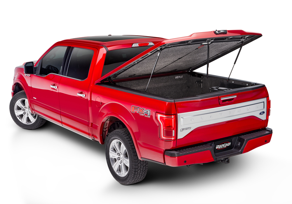UnderCover Elite Smooth - 2022-2024 Tundra 5' 7" Bed w/Deck Rail, Paint-Ready UC4158S