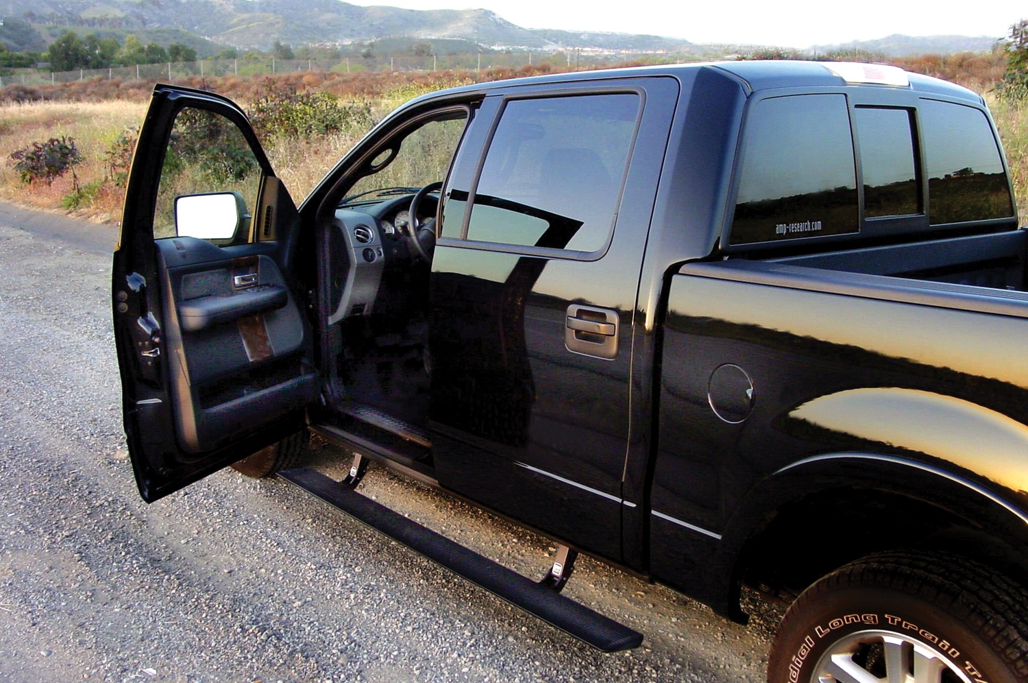 AMP Research 75105-01A PowerStep Electric Running Boards for 2004-2018 Ford F-150, 2006-2008 Lincoln Mark LT All Cabs-75105-01A