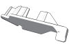 Header End plug Kit - Rear - For Kits Mfg 2008 and Newer - Lo Pro/Deuce-1117467