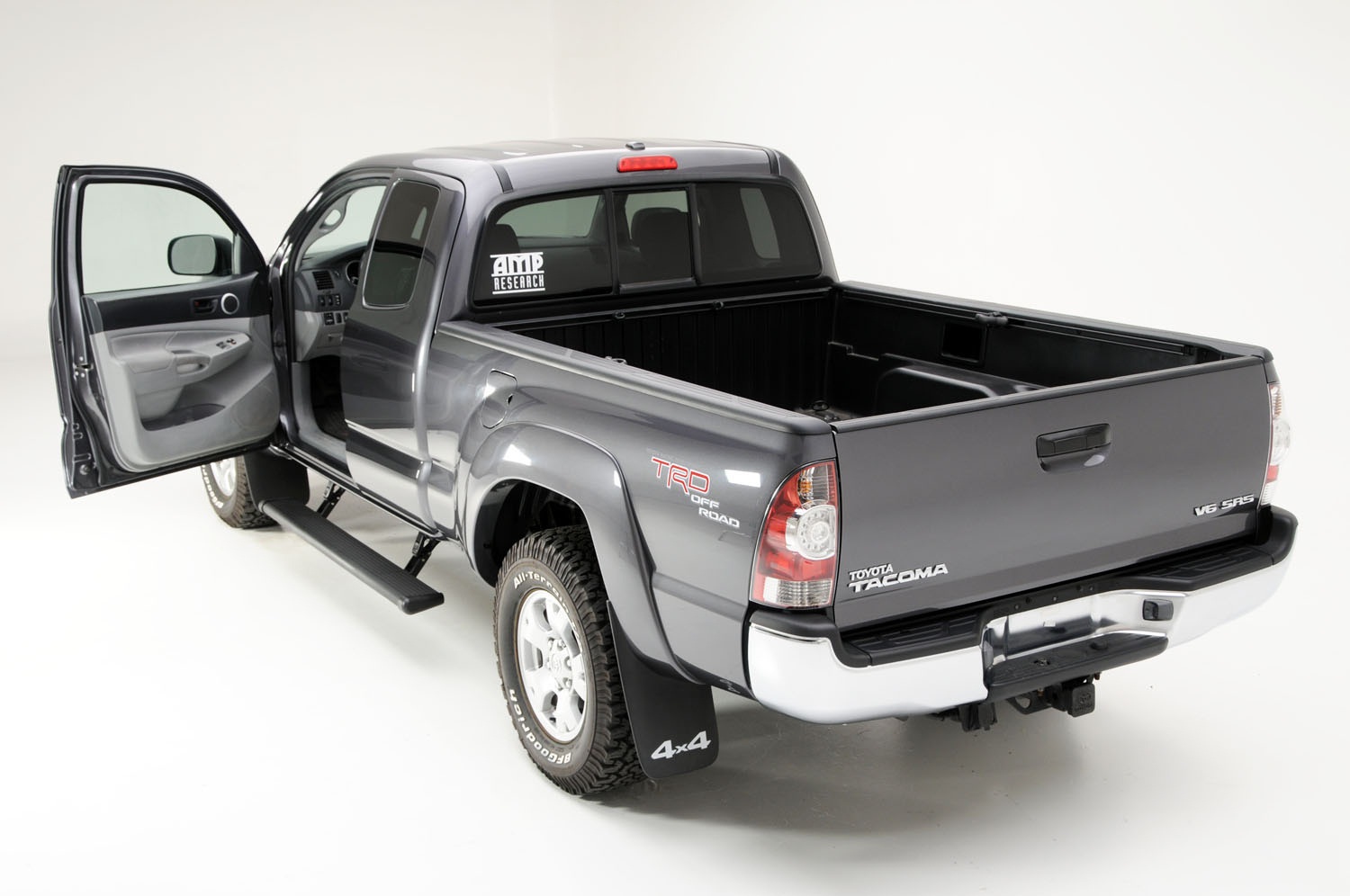 AMP Research 75142-01A PowerStep Electric Running Boards for 2005-2015 Toyota Tacoma, Double Cab-75142-01A