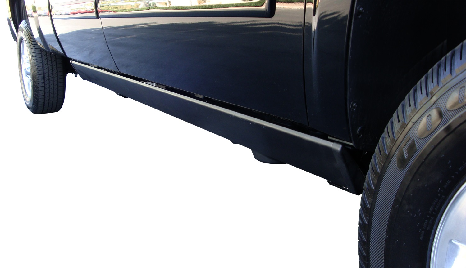AMP Research 75146-01A PowerStep Electric Running Boards for 2011-2014 Chevrolet Silverado/GMC Sierra 2500/3500 Diesel Only, Extended/Crew Cab-75146-01A