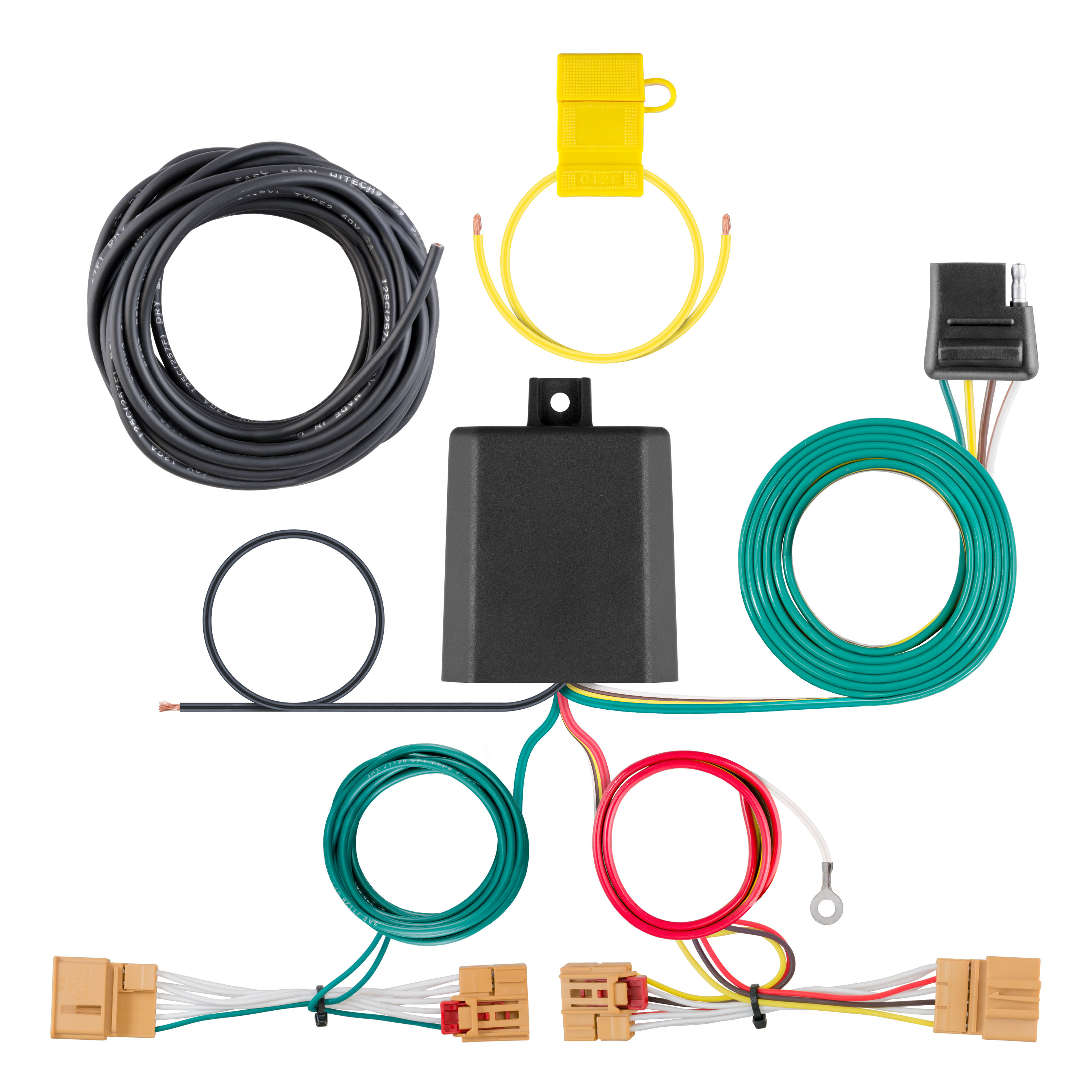 Custom Wiring Harness, 4-Way Flat Output, Select Volkswagen Atlas - 56383